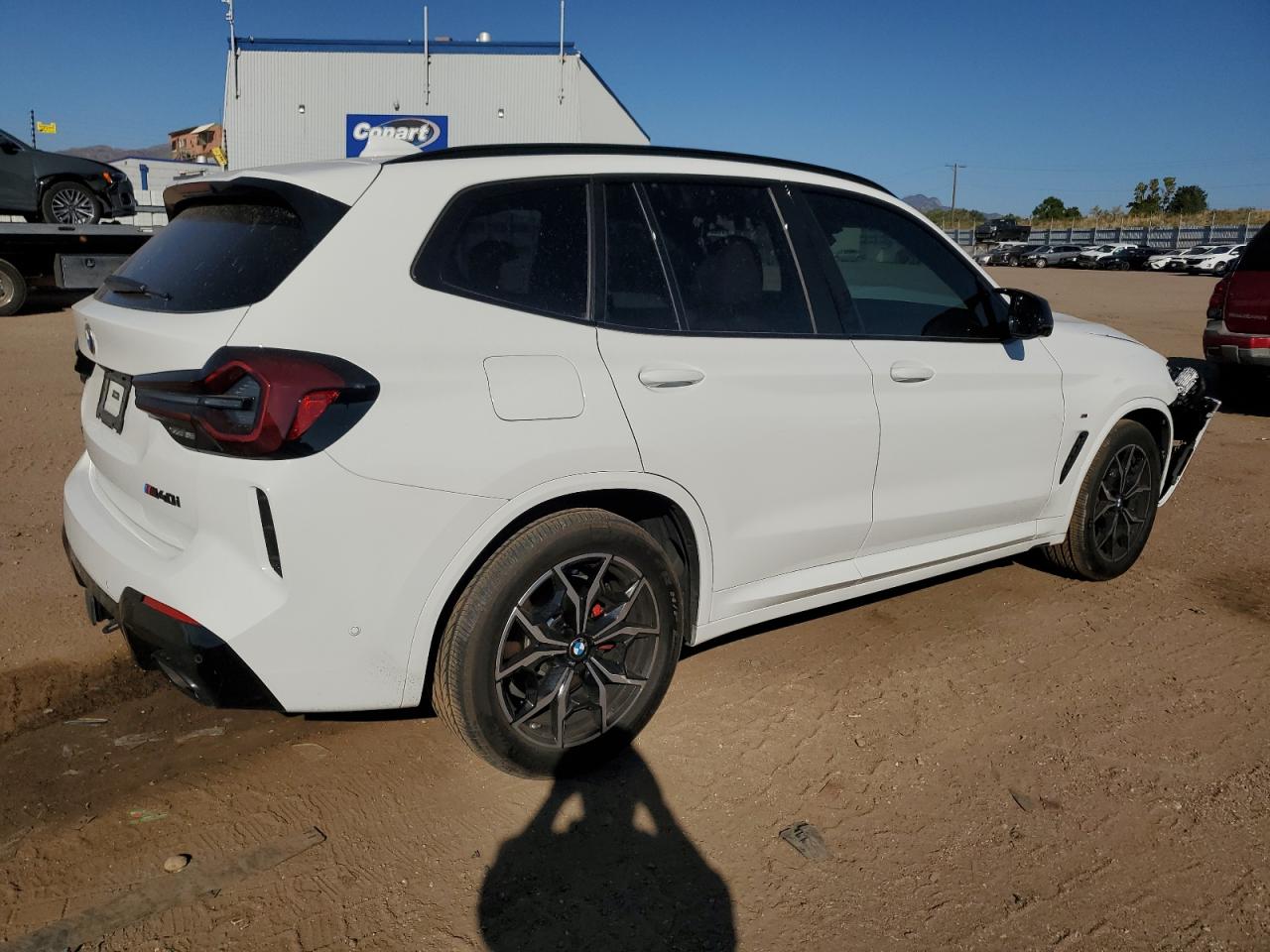 2024 BMW X3 M VIN 5UX83DP03R9X12422 Copart auction photo, front end damage thumbnail 3