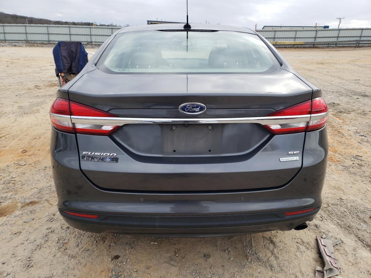 2018 Ford Fusion VIN 3FA6P0HD7JR238660 Copart auction photo, front end / side damage thumbnail 6