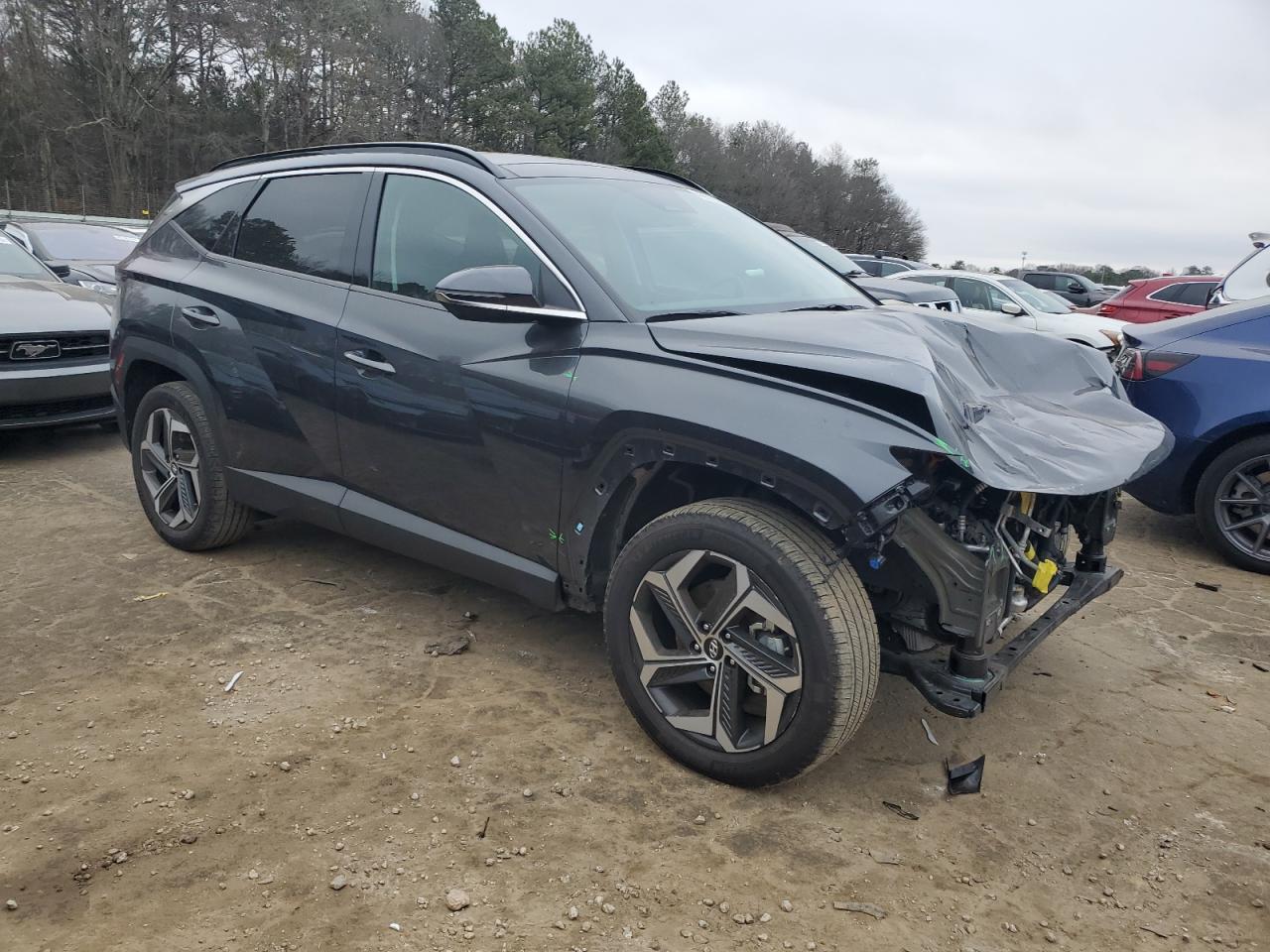 2022 Hyundai Tucson VIN 5NMJECAE1NH012392 Copart auction photo, front end damage thumbnail 4