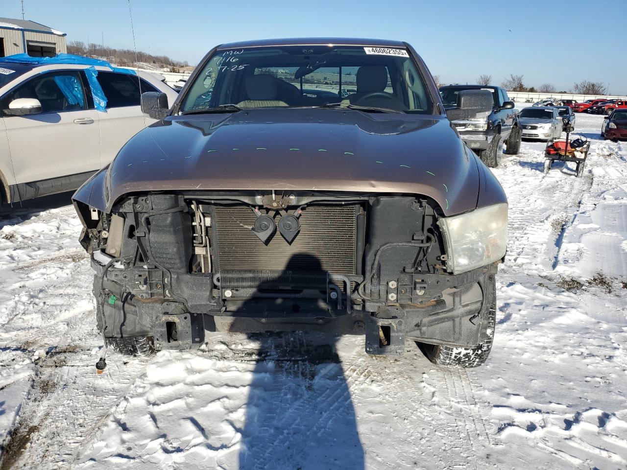 2010 Dodge RAM VIN 1D7RB1GP8AS127116 Copart auction photo, front end damage thumbnail 5
