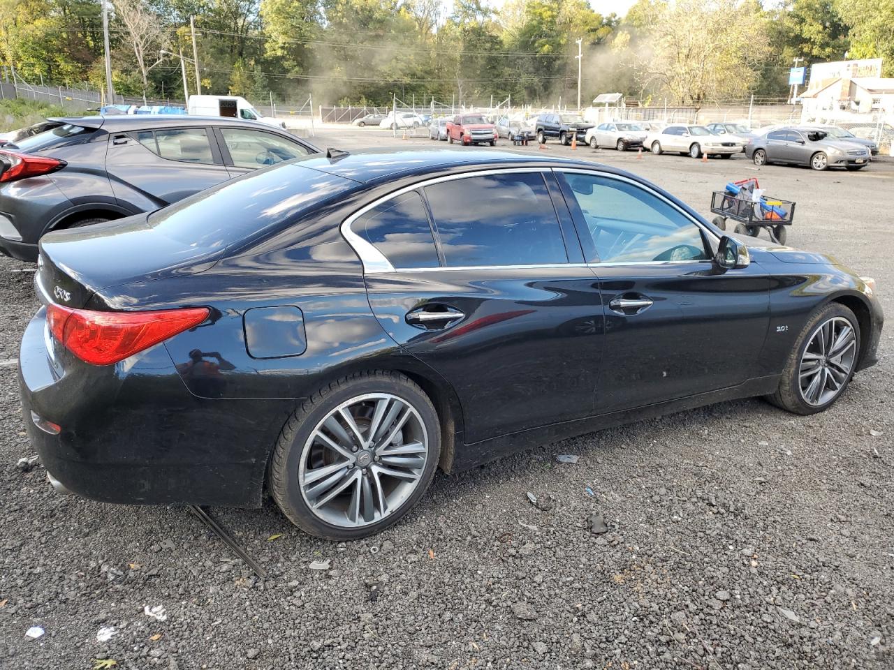 2017 Infiniti Q50 VIN JN1EV7AR9HM837088 Copart auction photo, minor dent/scratches damage thumbnail 3