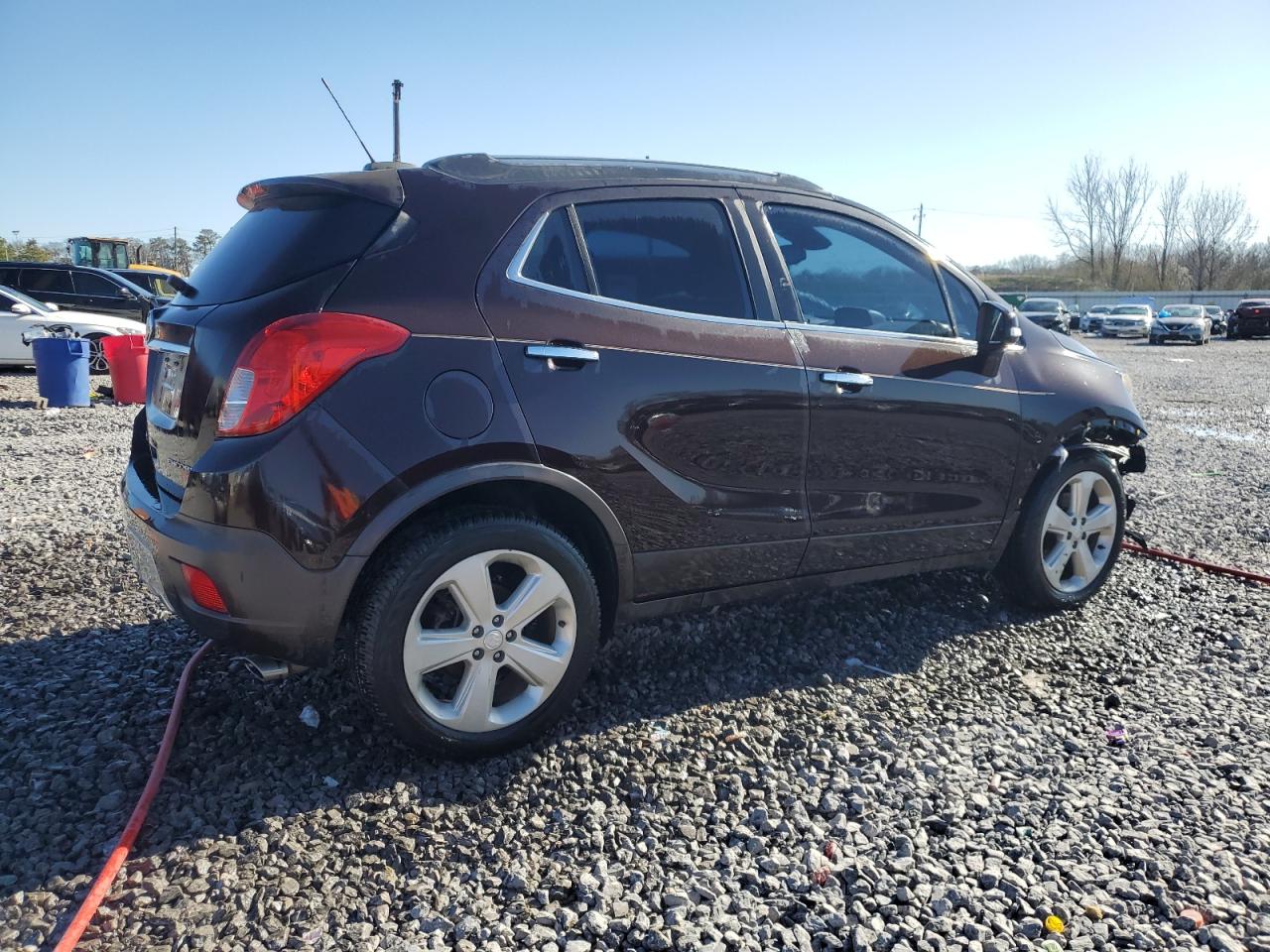 2015 Buick Encore VIN KL4CJASB3FB156572 Copart auction photo, front end damage thumbnail 3