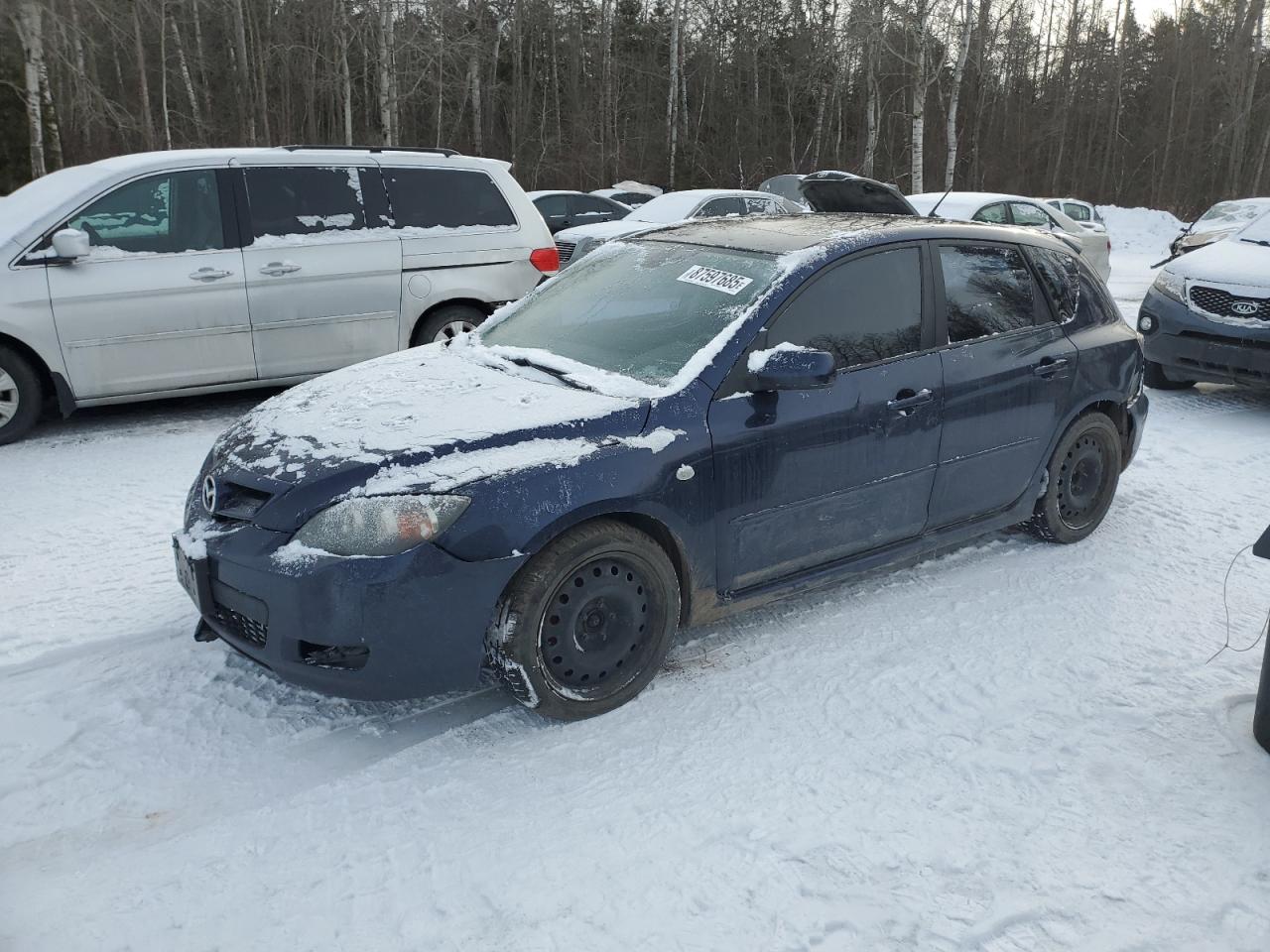 2009 Mazda 3 VIN JM1BK343791227332