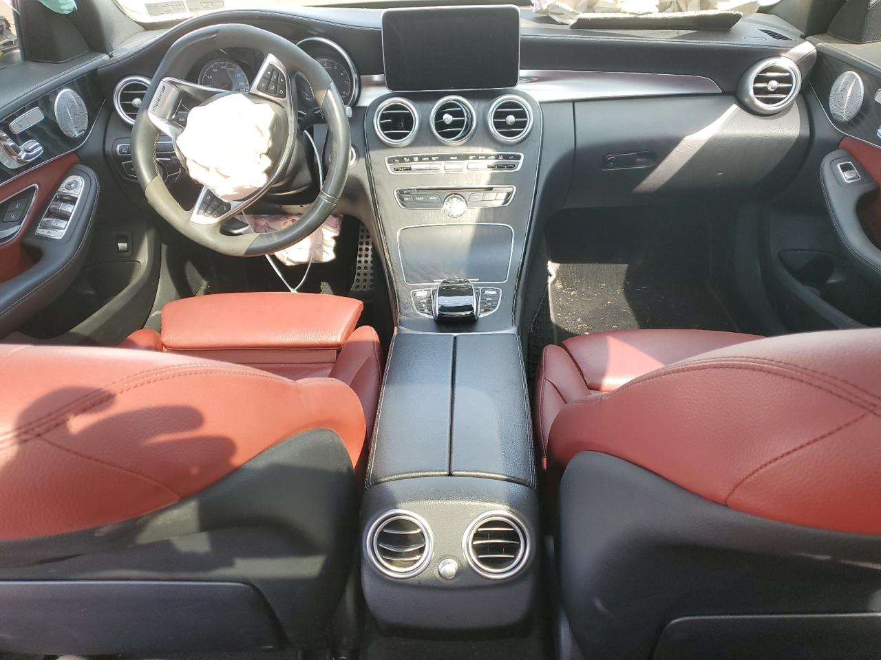 2018 Mercedes-Benz C-klasse VIN 55SWF6EB6JU247434 Copart auction photo, all over / side damage thumbnail 8