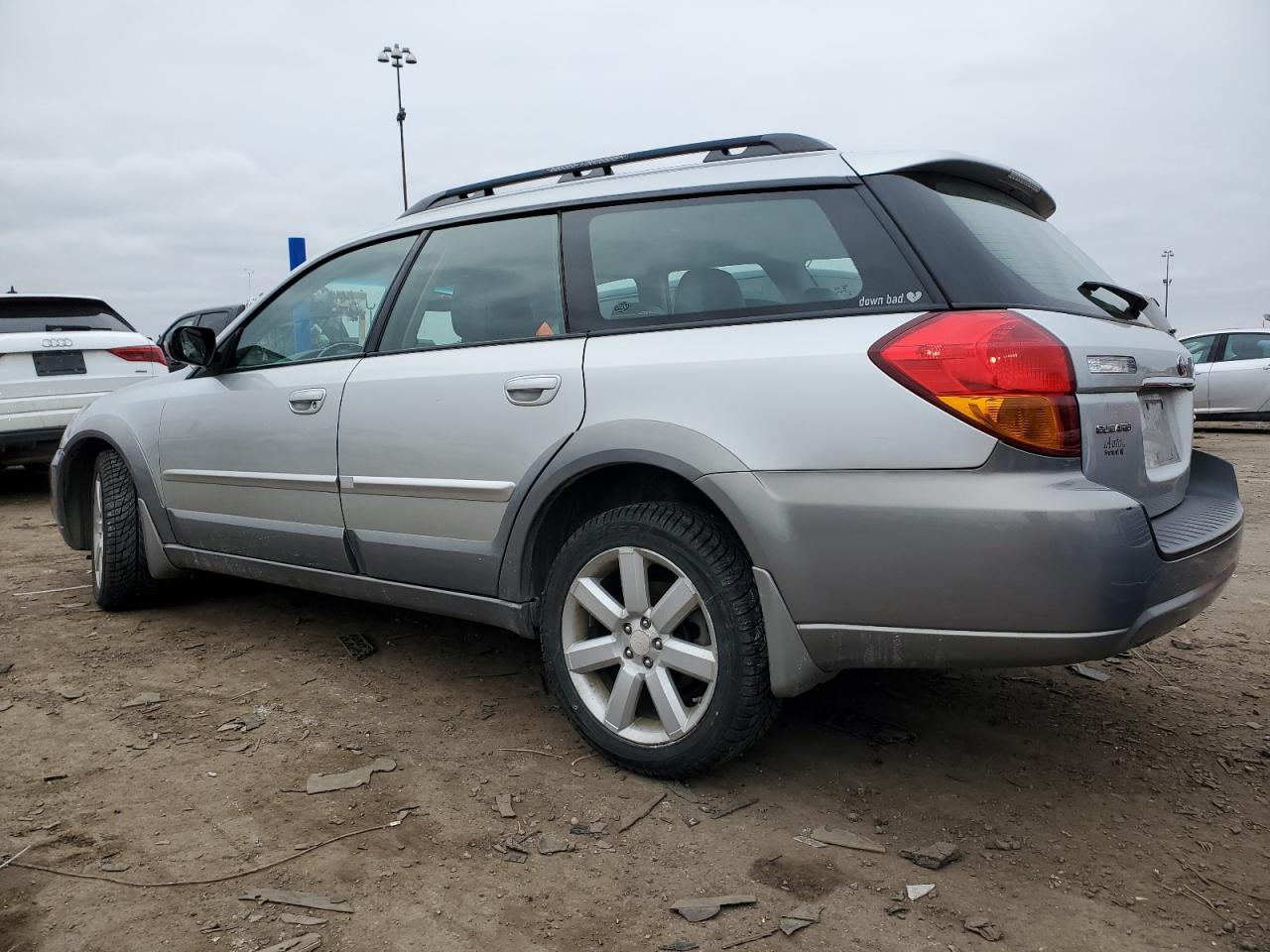 2007 Subaru Outback VIN 4S4BP62C377341162 Copart auction photo, front end / undercarriage damage thumbnail 2