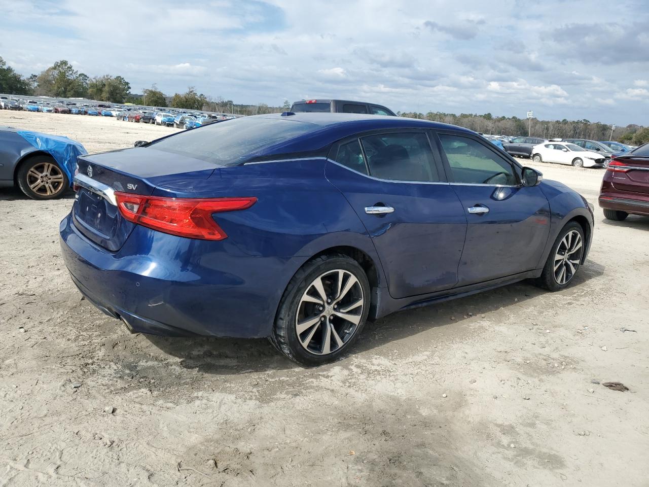 2018 Nissan Maxima VIN 1N4AA6AP7JC360775 Copart auction photo, side damage thumbnail 3