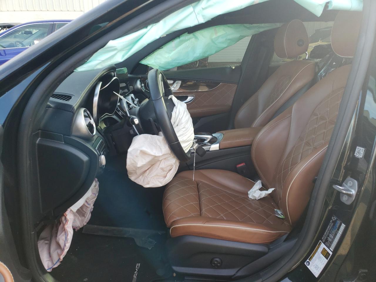 2019 Mercedes-Benz C-klasse VIN 55SWF8DB6KU311664 Copart auction photo, all over damage thumbnail 7