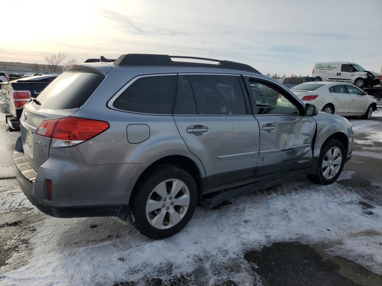 2011 Subaru Outback VIN 4S4BRCKC4B3416878 Copart auction photo, side / front end damage thumbnail 3