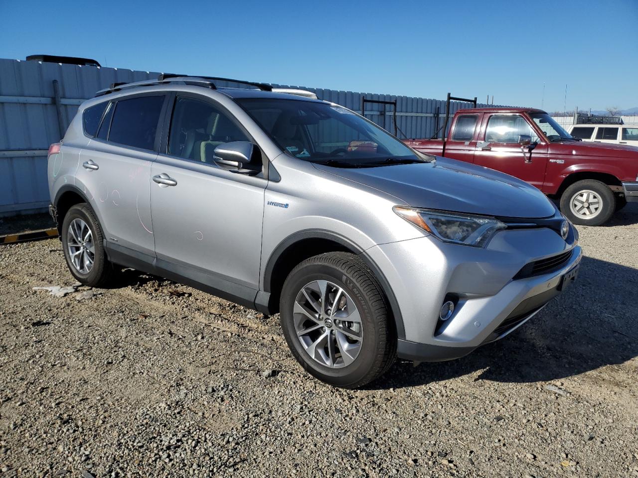 2017 Toyota RAV 4 VIN JTMRJREV7HD079393 Copart auction photo, rear end damage thumbnail 4