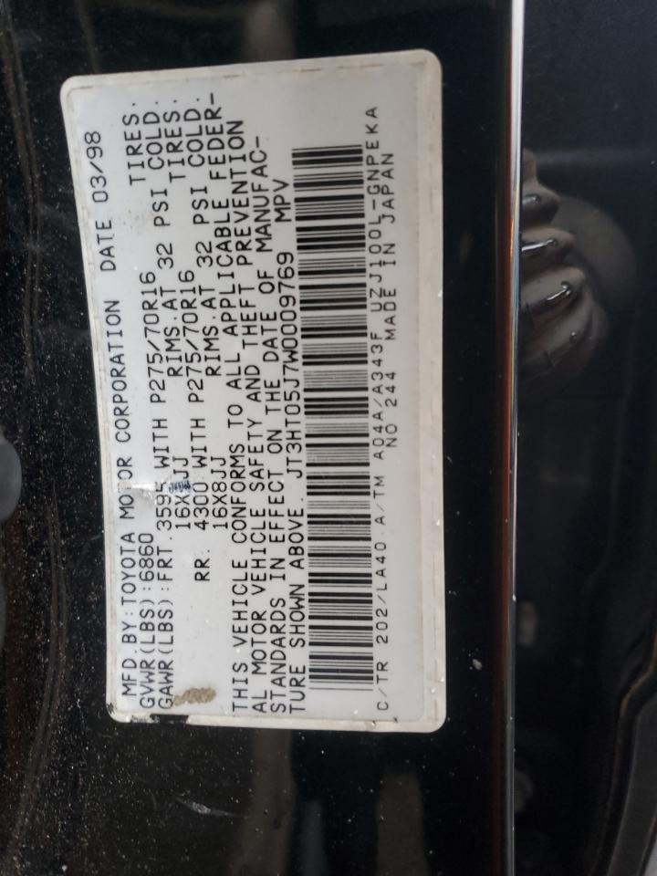 1998 Toyota Land Cruiser VIN JT3HT05J7W0009769 Copart auction photo, front end damage thumbnail 13