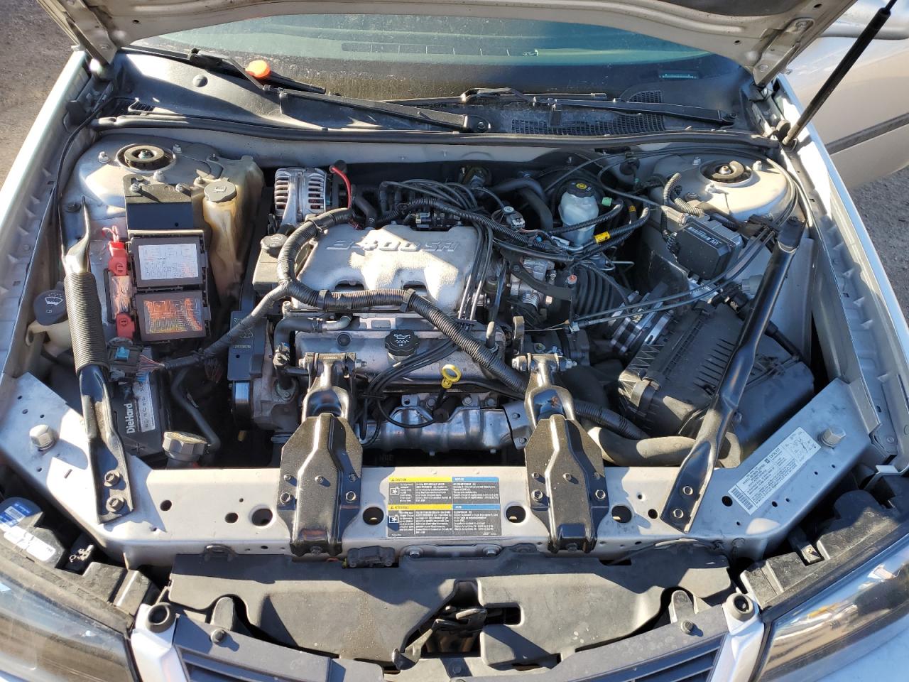 2005 Chevrolet Impala VIN 2G1WF52EX59251189 Copart auction photo, undercarriage / rear end damage thumbnail 13