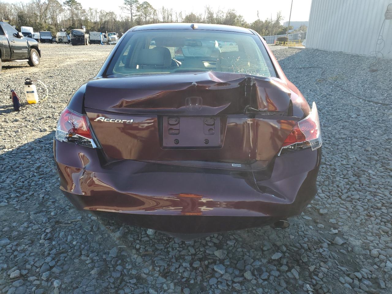 2008 Honda Accord VIN JHMCP26818C023328 Copart auction photo, rear end damage thumbnail 6
