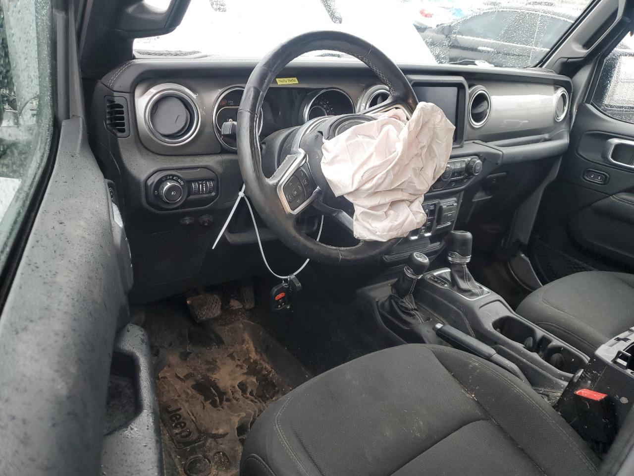 2019 Jeep Wrangler VIN 1C4HJXEN3KW524319 Copart auction photo, undercarriage damage thumbnail 8