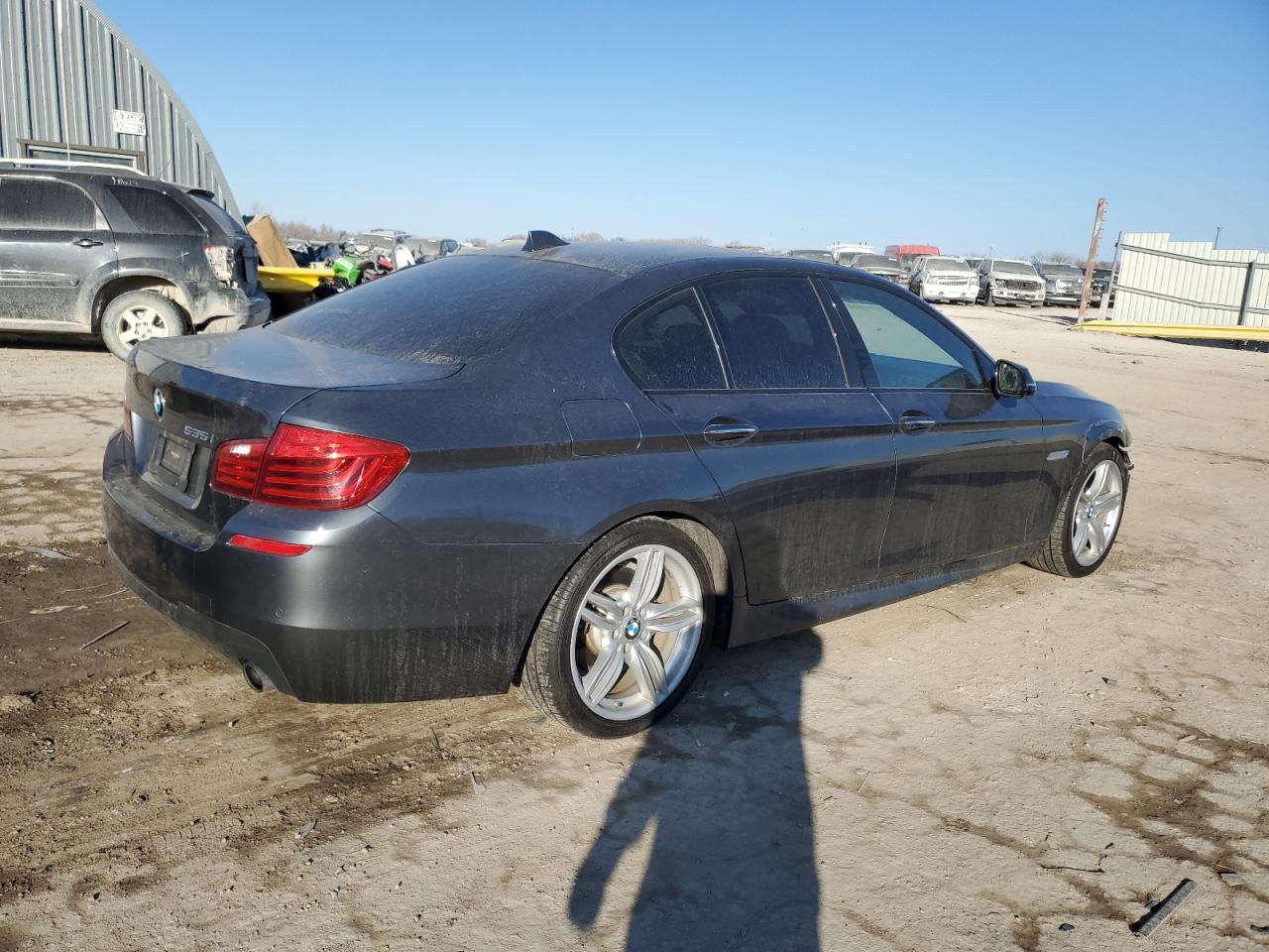 2015 BMW 5er VIN WBA5B1C59FG128862 Copart auction photo, mechanical / front end damage thumbnail 3