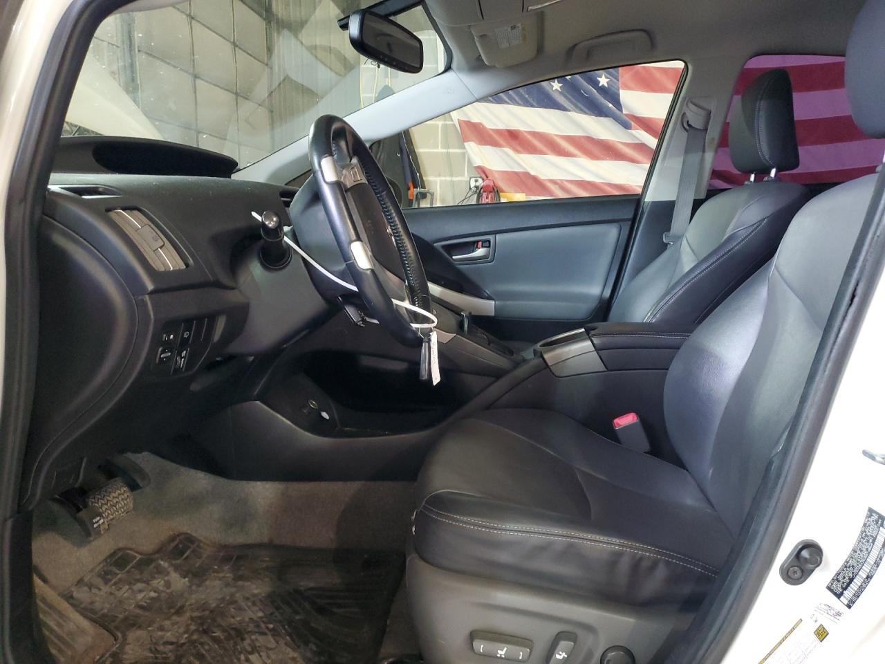 2012 Toyota Prius VIN JTDKN3DUXC5519864 Copart auction photo, front end damage thumbnail 7
