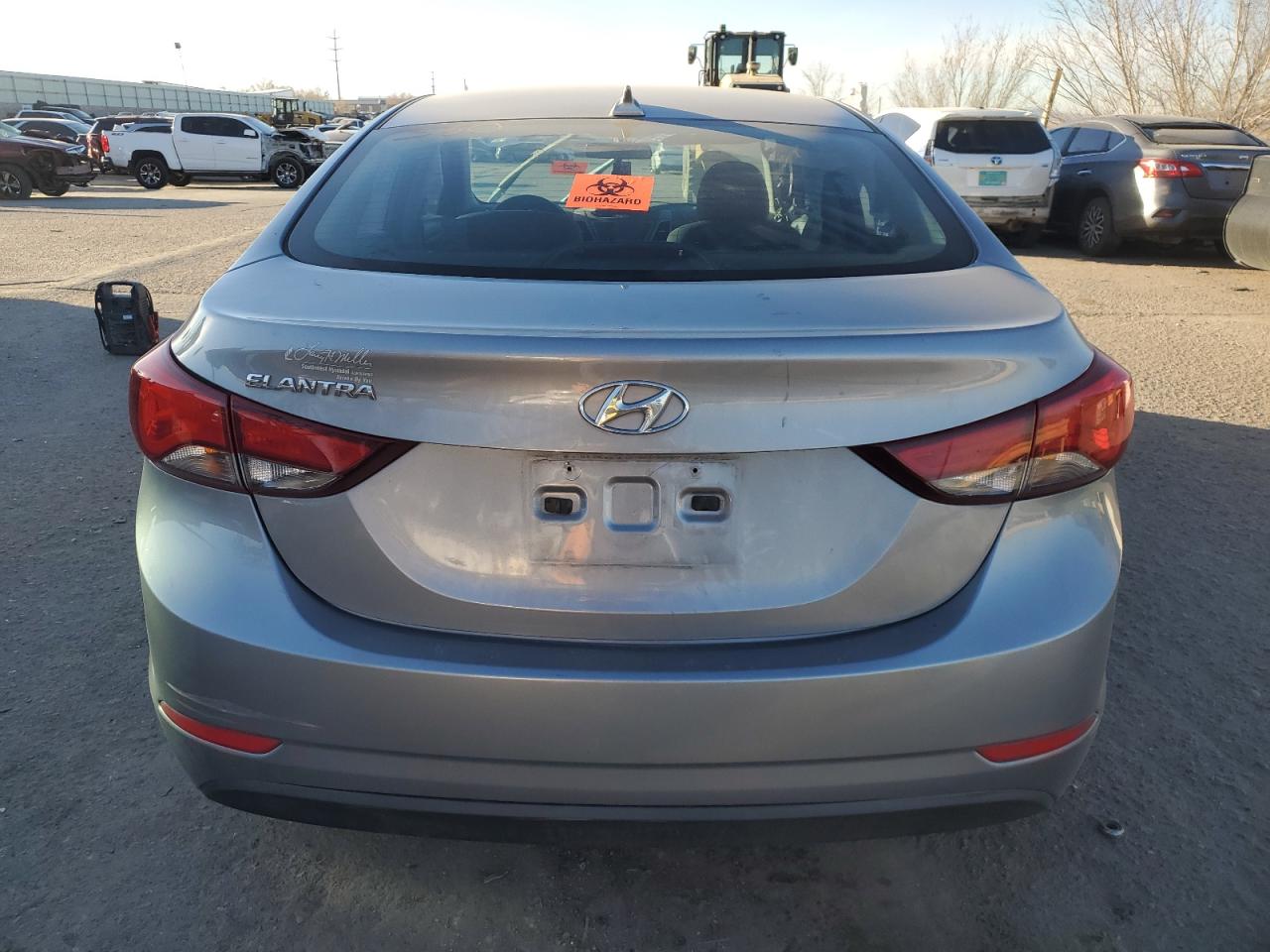 2015 Hyundai Elantra VIN 5NPDH4AE3FH649007 Copart auction photo, side damage thumbnail 6