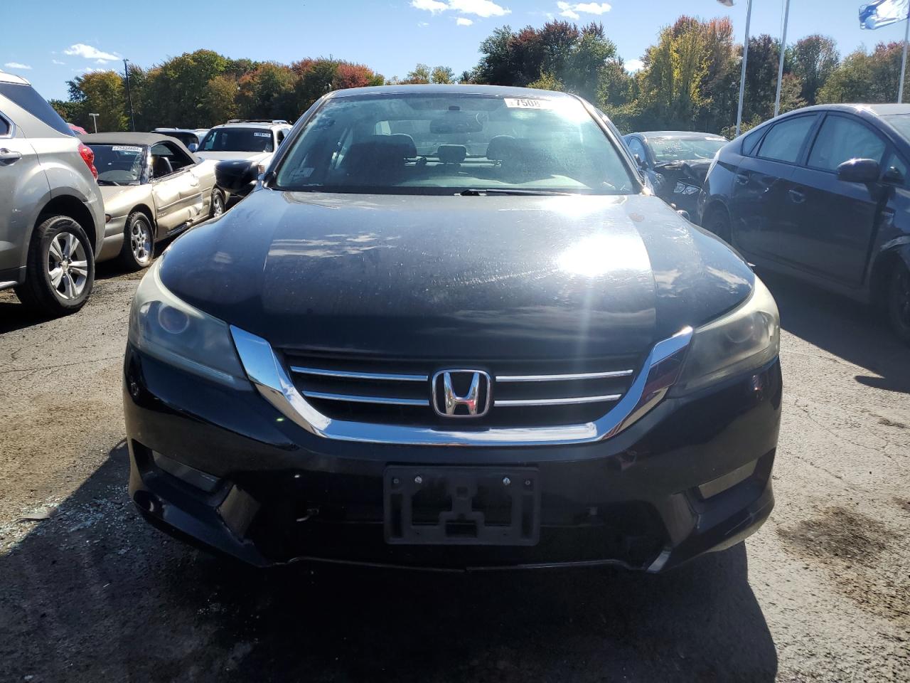 2014 Honda Accord VIN 1HGCR2F53EA272594 Copart auction photo, front end / side damage thumbnail 5