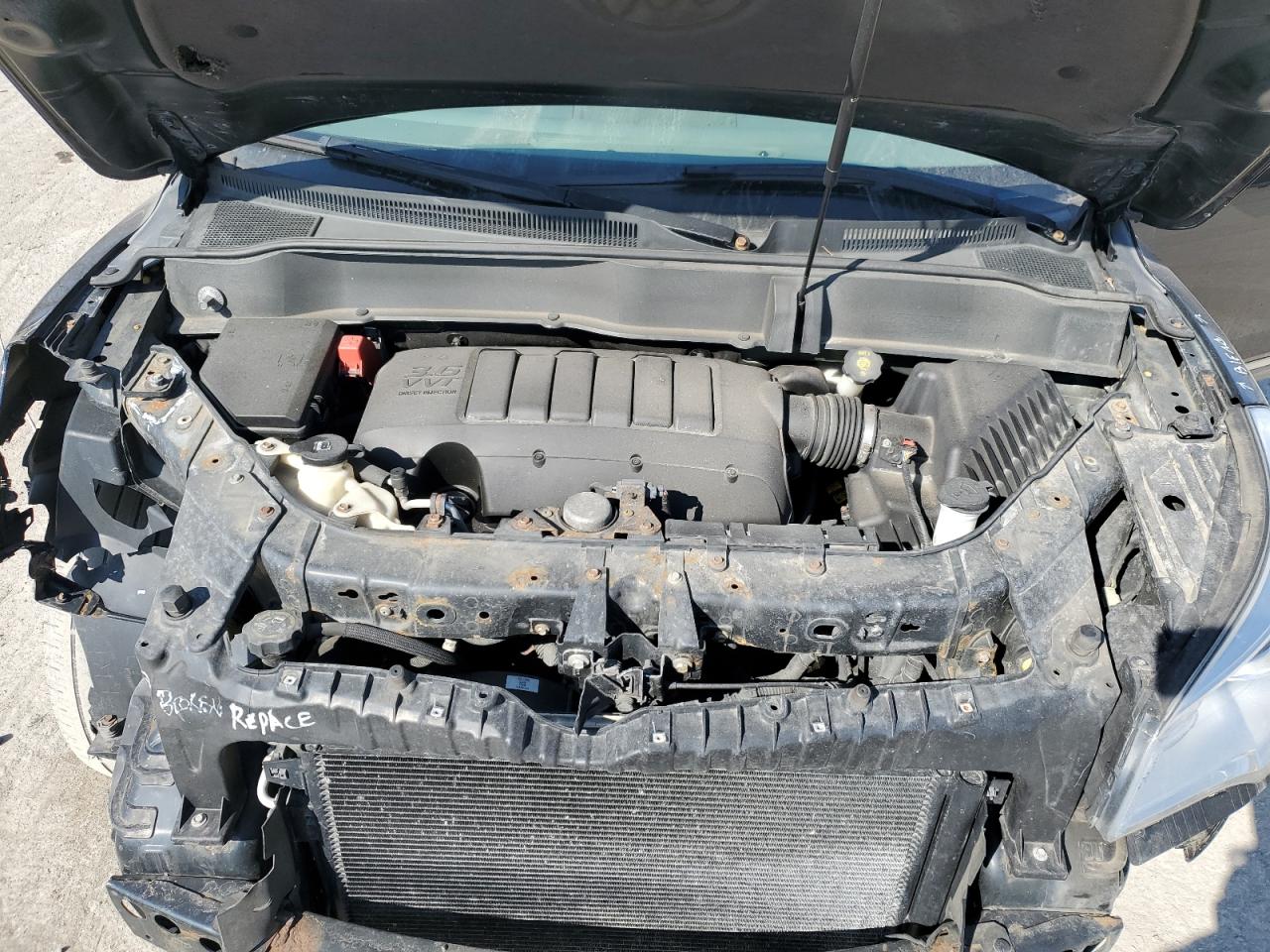 2015 Buick Enclave VIN 5GAKVBKD0FJ228252 Copart auction photo, front end damage thumbnail 12