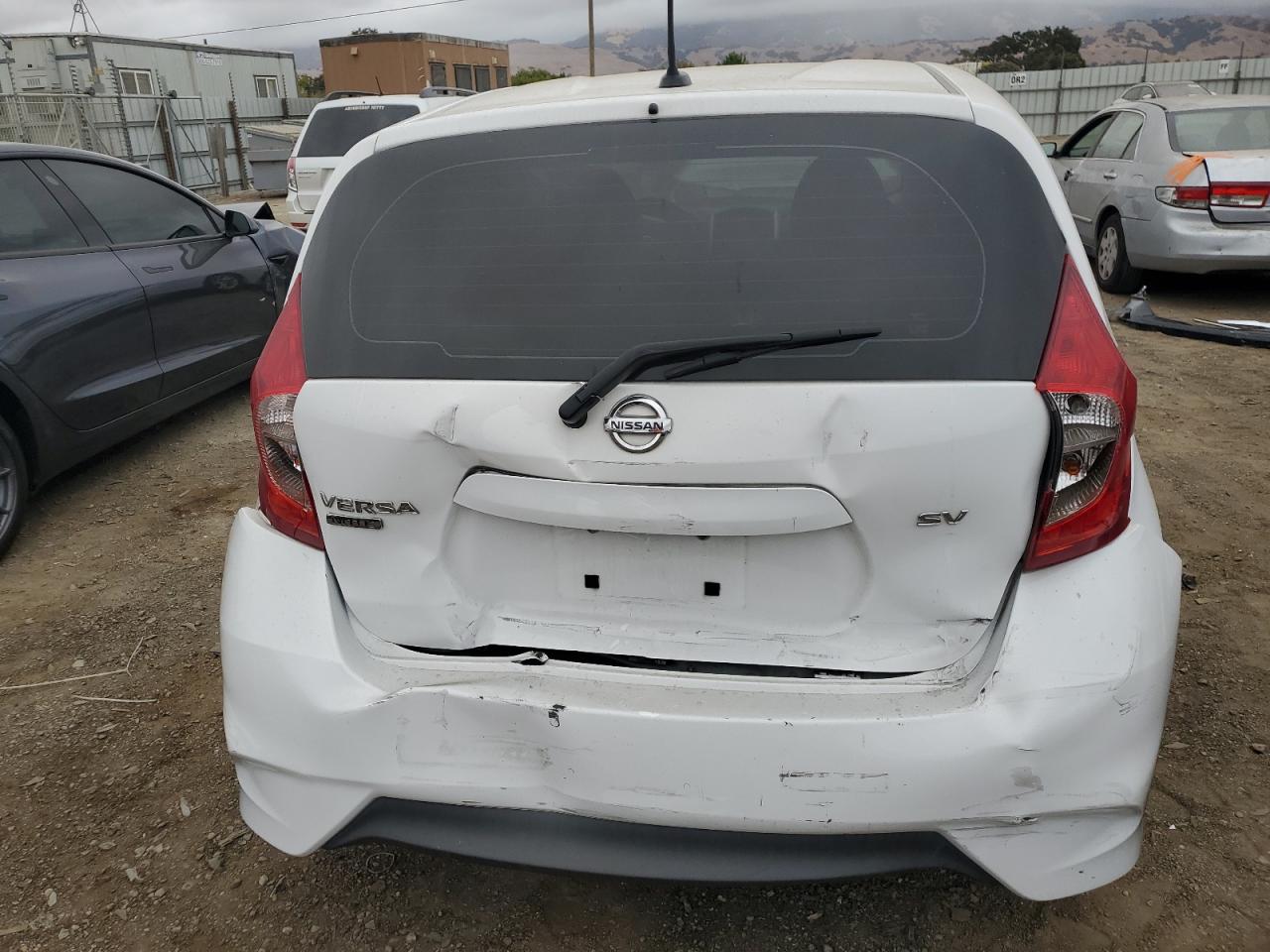 2017 Nissan Versa VIN 3N1CE2CP8HL352876 Copart auction photo, rear end / front end damage thumbnail 6