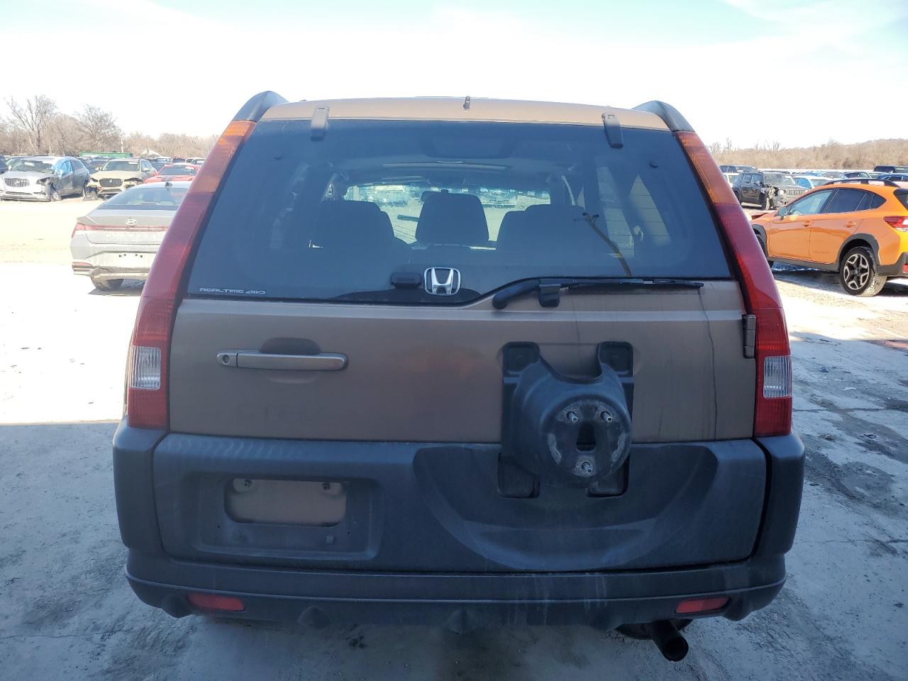 2002 Honda CR-V VIN JHLRD78892C064010 Copart auction photo, side / front end damage thumbnail 6