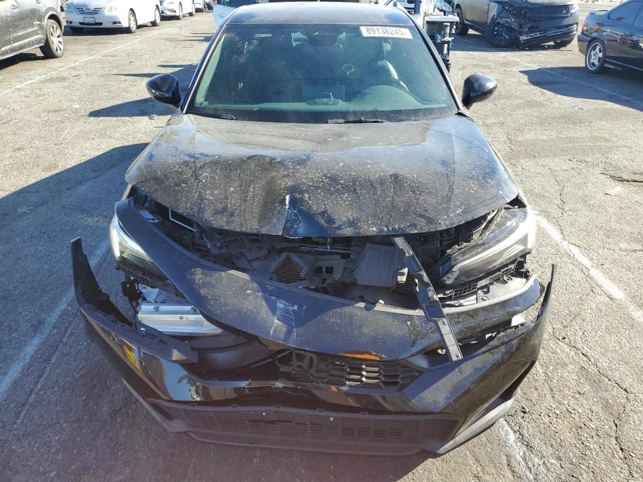 2025 Honda Civic VIN 2HGFE2F57SH500067 Copart auction photo, front end / minor dent/scratches damage thumbnail 5