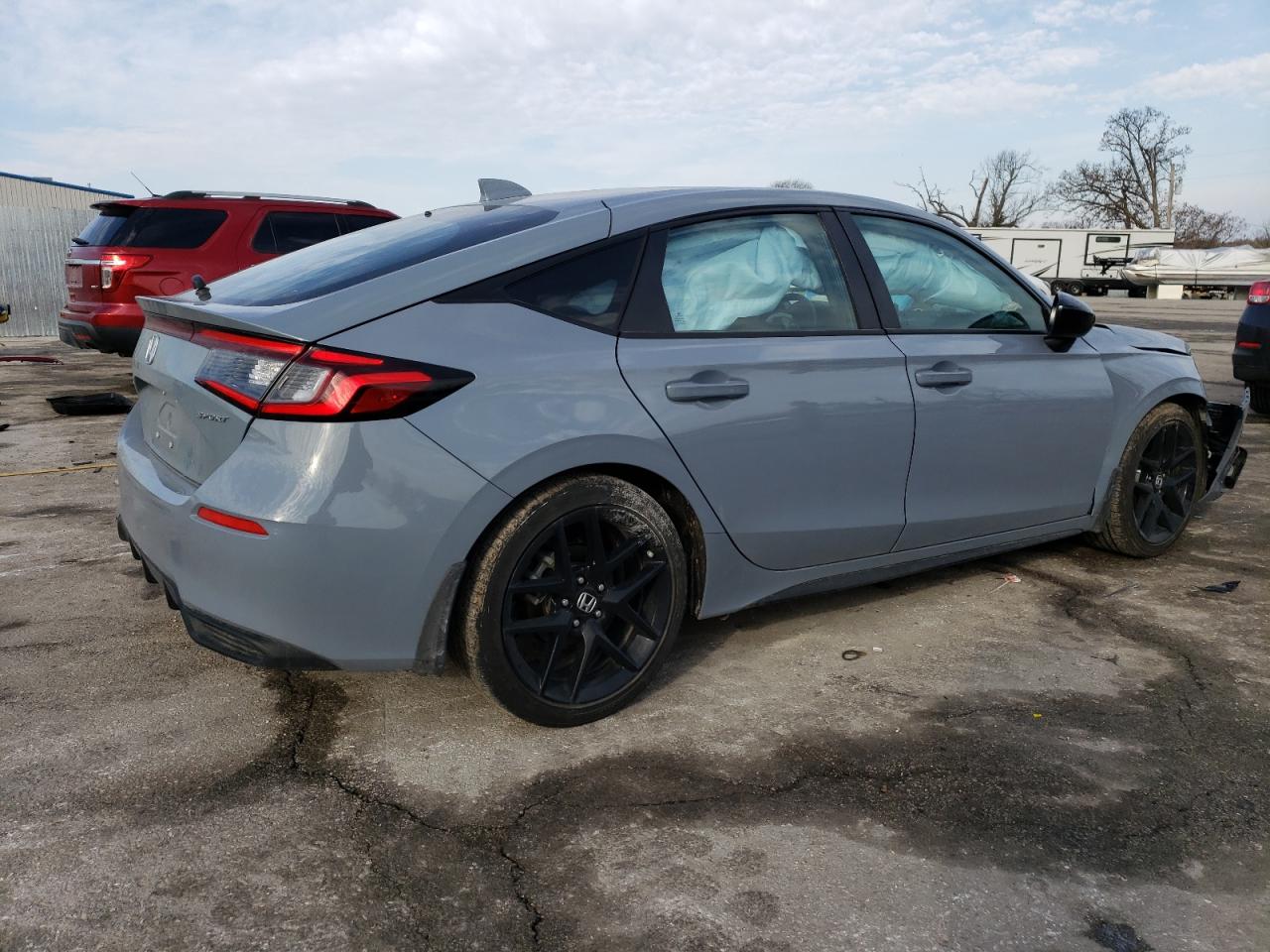 2024 Honda Civic VIN 19XFL2H82RE011996 Copart auction photo, front end / hail damage thumbnail 3