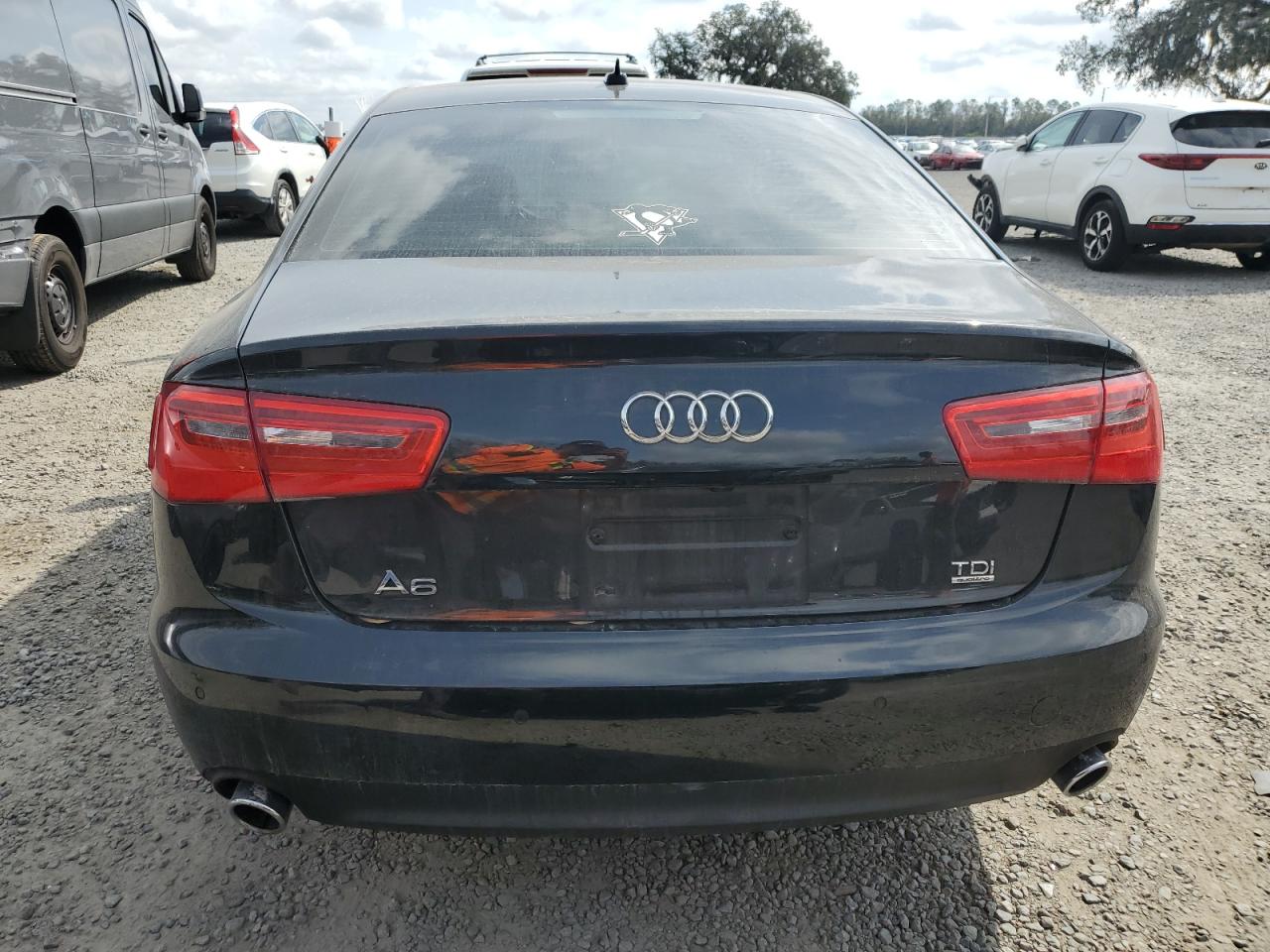 2014 Audi A6 VIN WAUFMAFC6EN010285 Copart auction photo, front end damage thumbnail 6