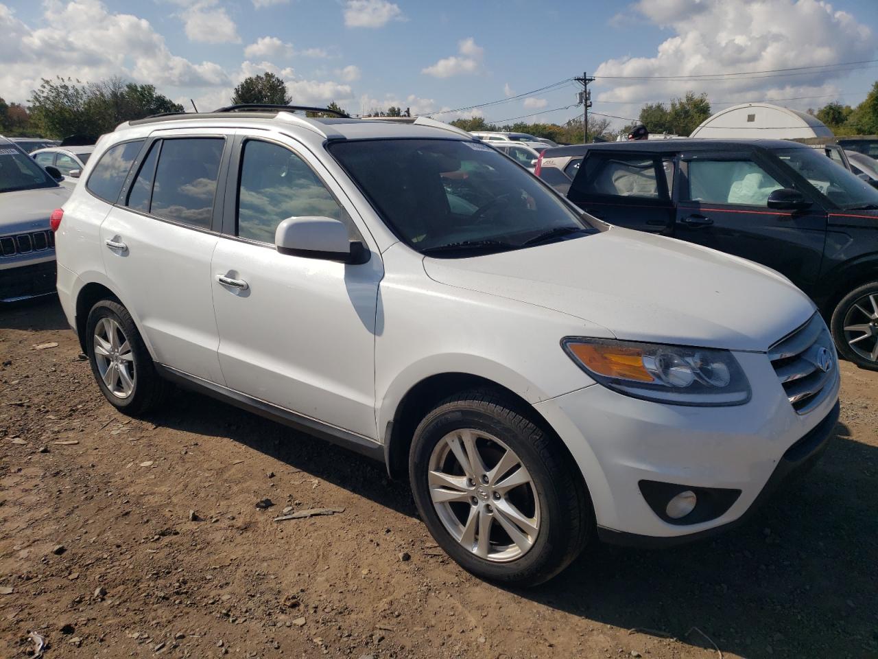 2012 Hyundai Santa Fe VIN 5XYZKDAG1CG169558 Copart auction photo, mechanical damage thumbnail 4