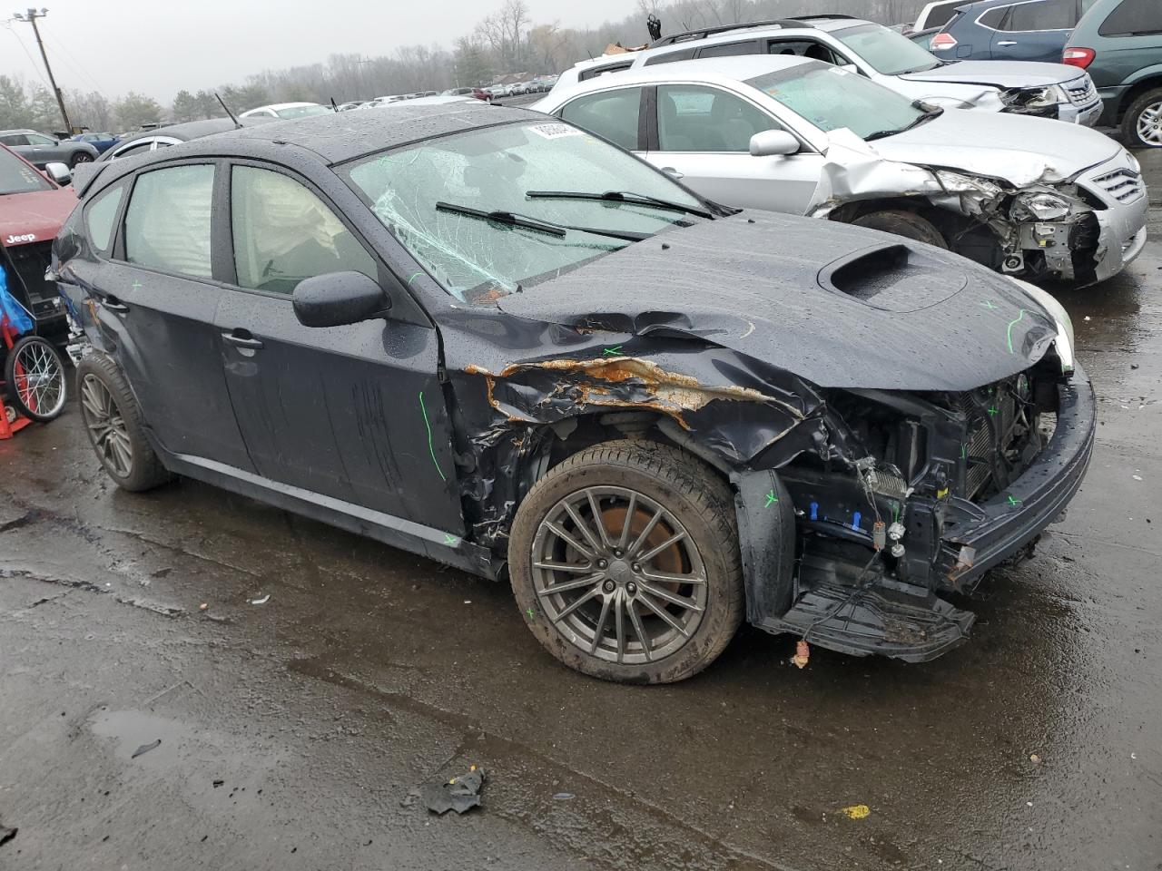 2014 Subaru WRX VIN JF1GR7E66EG256190 Copart auction photo, all over damage thumbnail 4