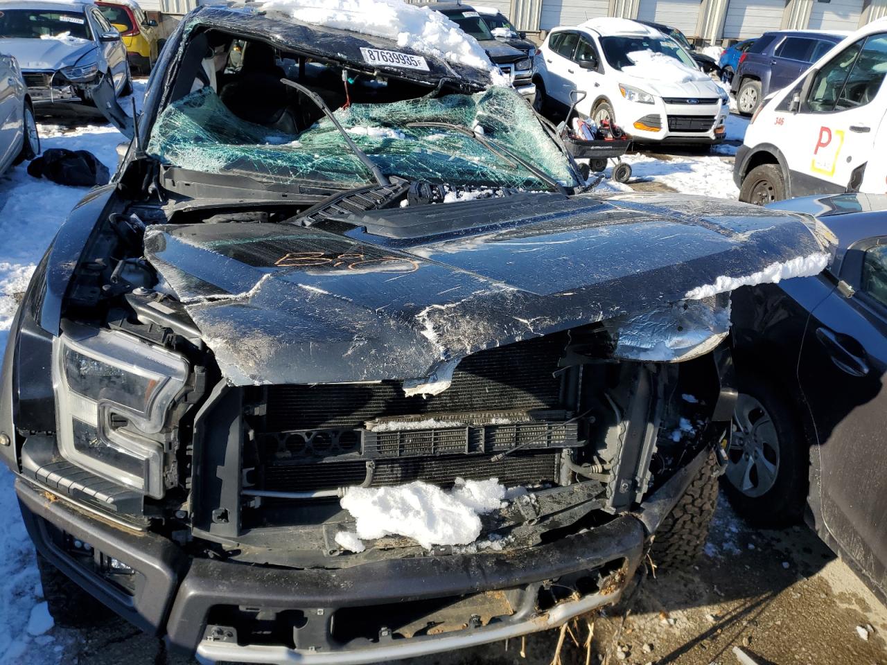 2019 Ford F-150 VIN 1FTFW1RGXKFC84509 Copart auction photo, rollover damage thumbnail 11