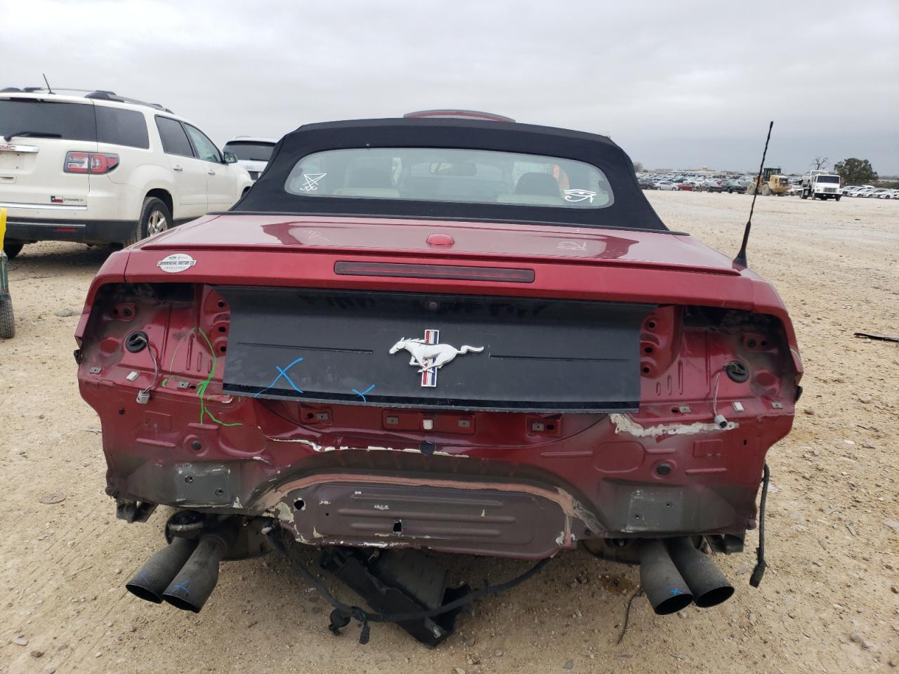 2020 Ford Mustang VIN 1FATP8UHXL5177465 Copart auction photo, rear end damage thumbnail 6