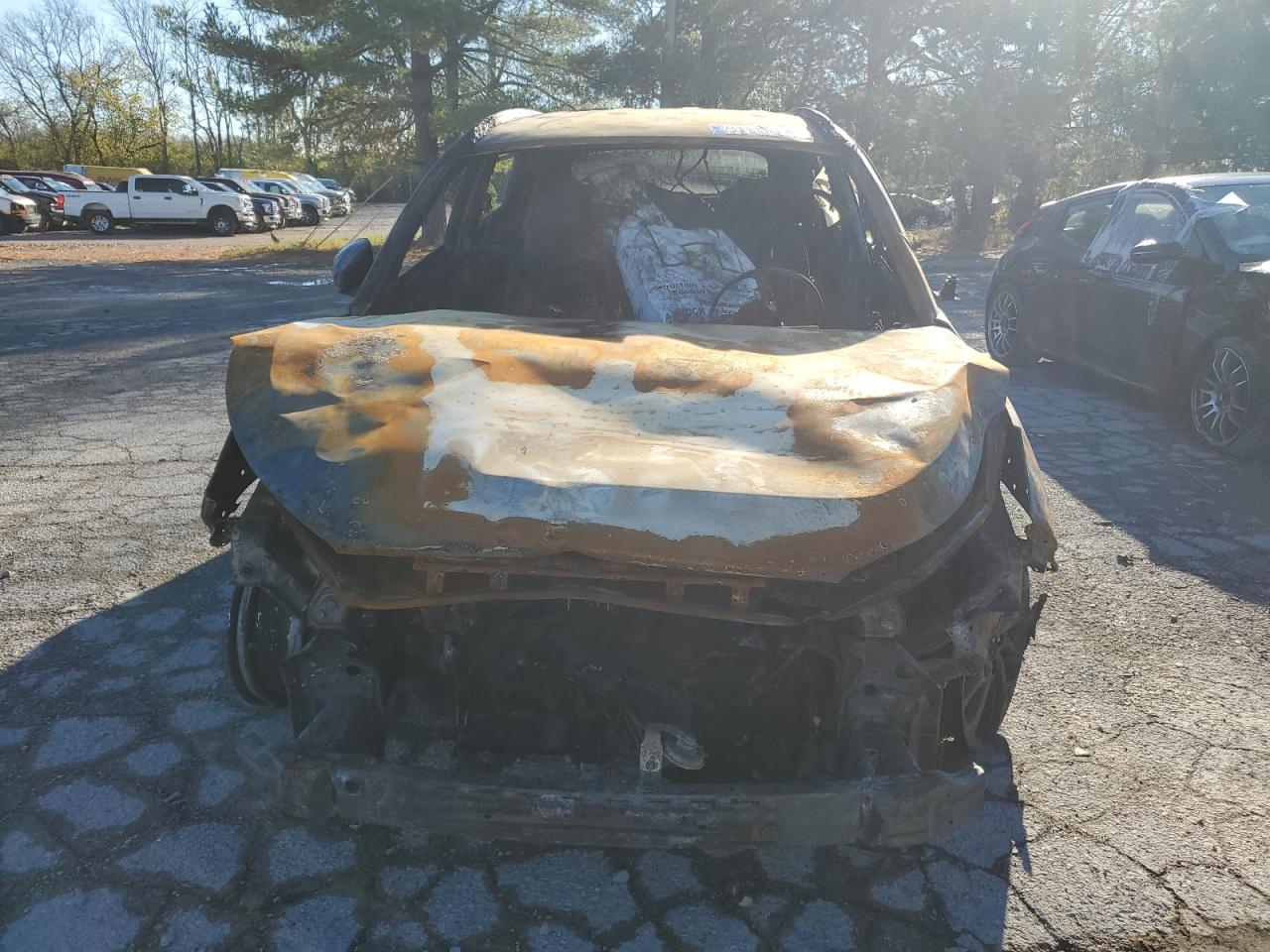 2018 Hyundai Tucson VIN KM8J3CA40JU665128 Copart auction photo, burn / burn - engine damage thumbnail 5