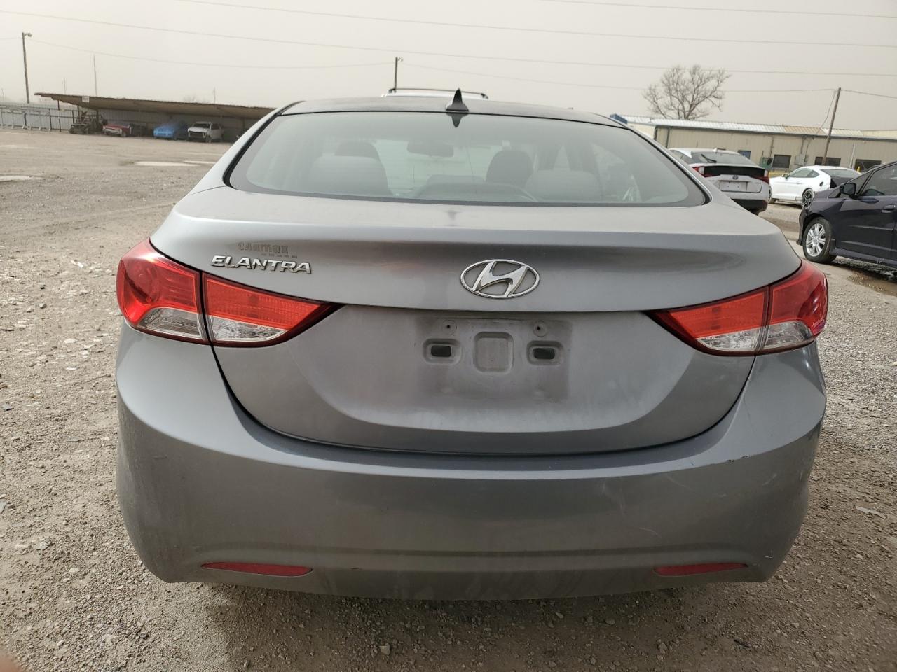 2012 Hyundai Elantra VIN KMHDH4AE4CU444289 Copart auction photo, front end damage thumbnail 6