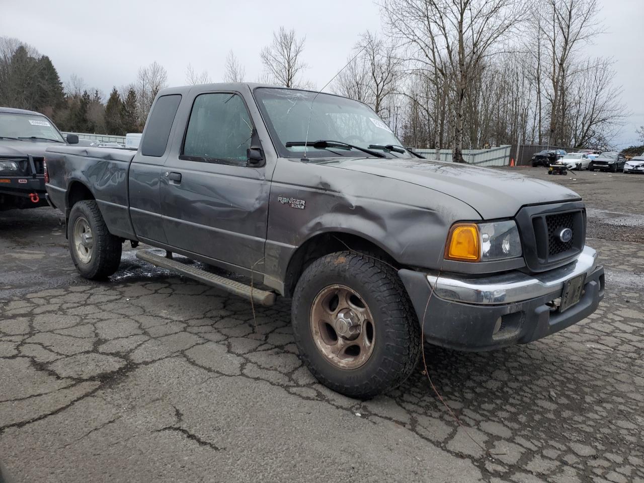 2004 Ford Ranger VIN 1FTZR45E24PA05710 Copart auction photo, all over damage thumbnail 4
