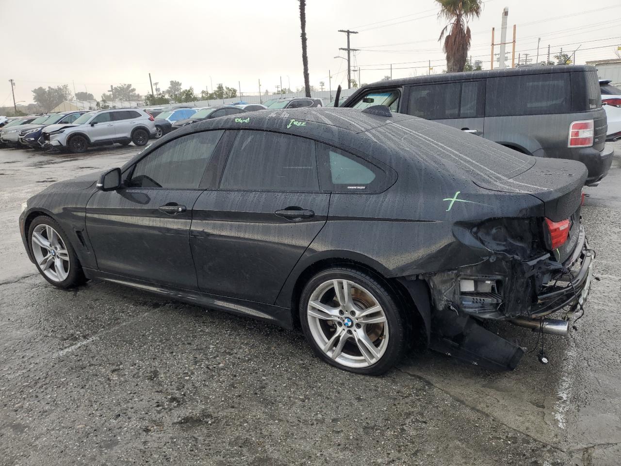 2016 BMW 4er VIN WBA4B1C55GG242306 Copart auction photo, rear end damage thumbnail 2