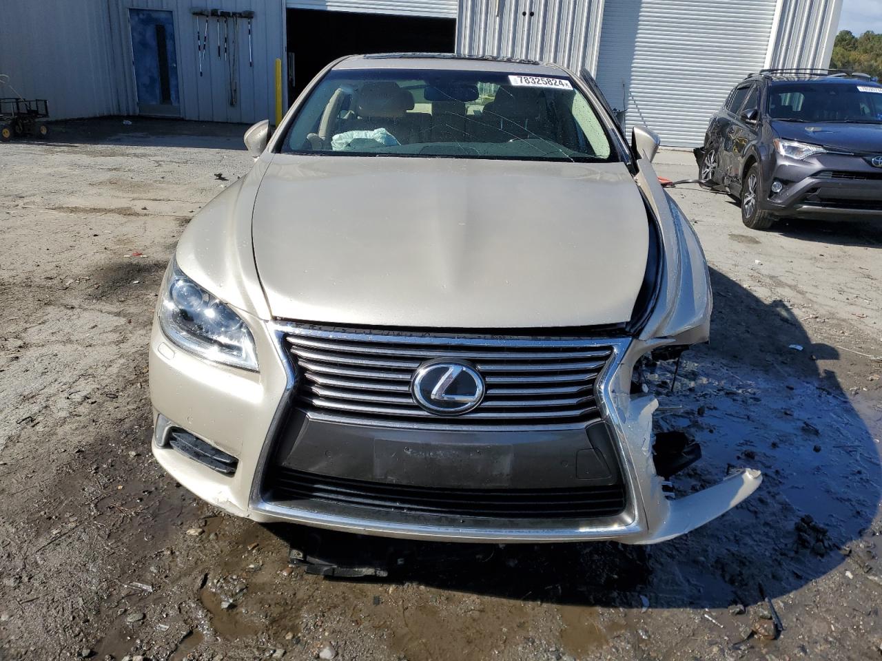 2014 Lexus LS VIN JTHBL5EF0E5125504 Copart auction photo, all over / undercarriage damage thumbnail 5