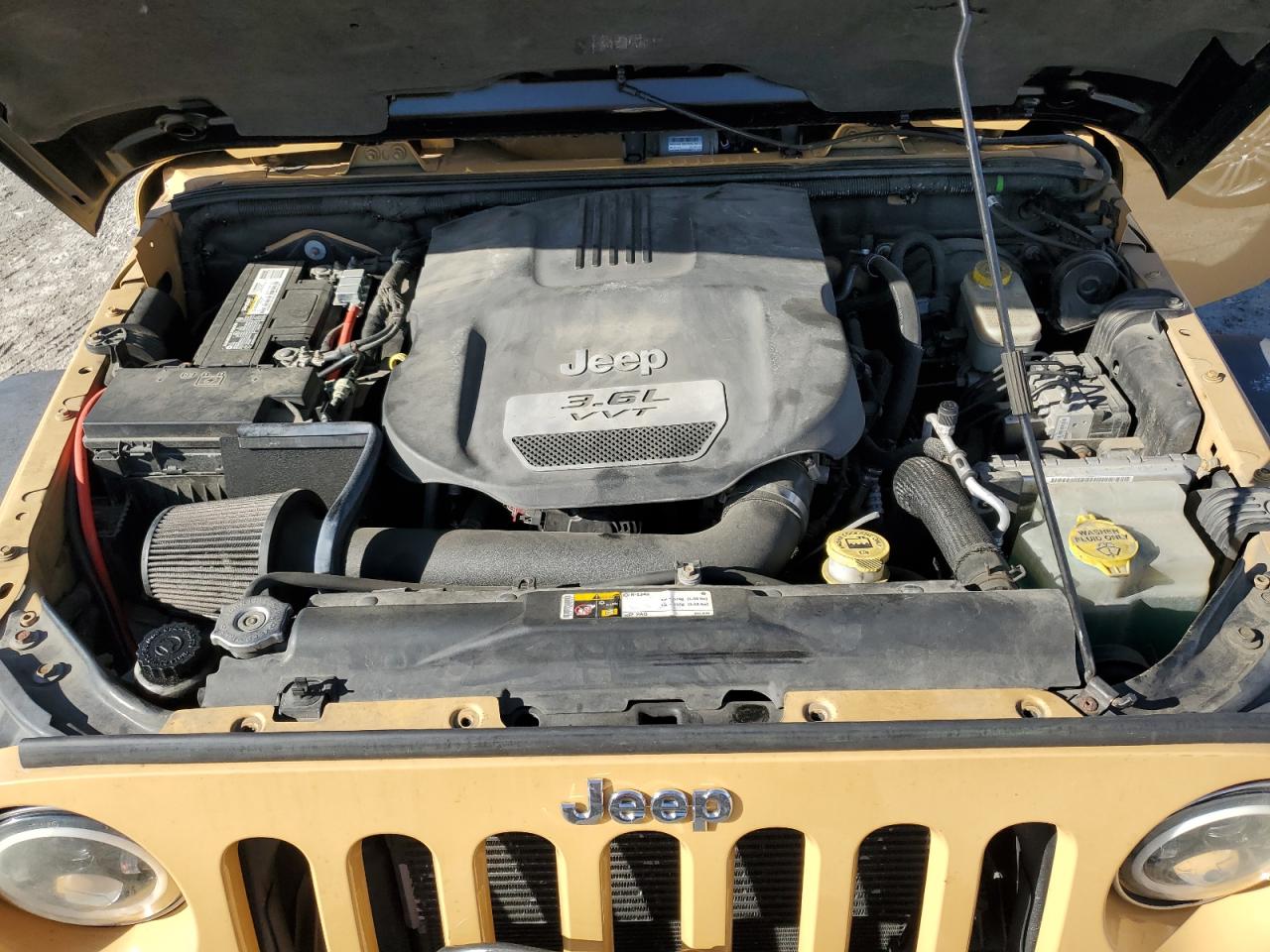 2013 Jeep Wrangler VIN 1C4BJWDG0DL657742 Copart auction photo, front end damage thumbnail 11