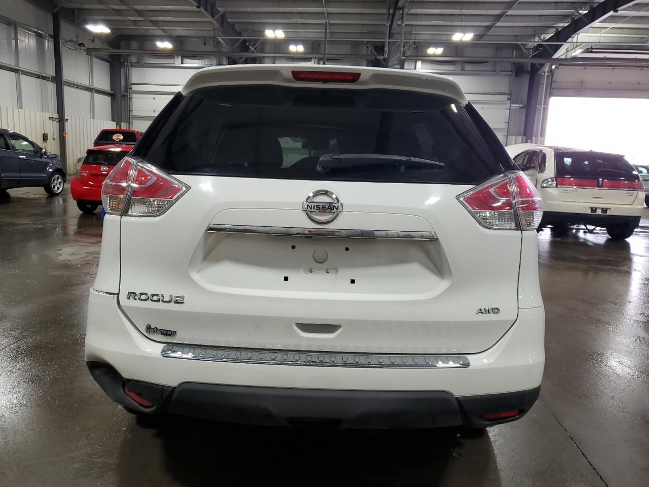 2016 Nissan Rogue VIN KNMAT2MV5GP671243 Copart auction photo, front end damage thumbnail 6