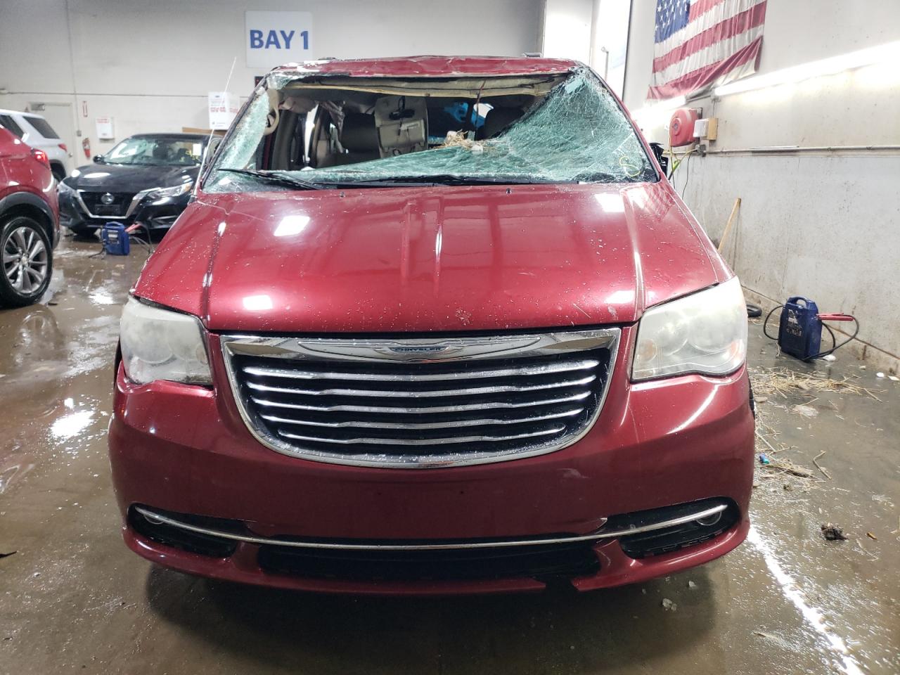 2012 Chrysler Town & Country VIN 2C4RC1BG1CR338631 Copart auction photo, rollover damage thumbnail 5
