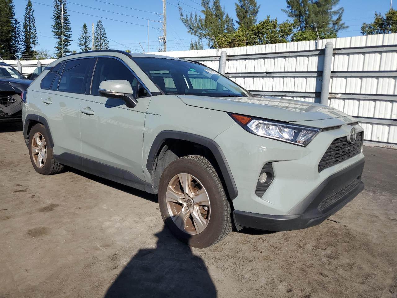 2021 Toyota RAV 4 VIN 2T3W1RFV5MW175067 Copart auction photo, rear end / side damage thumbnail 4