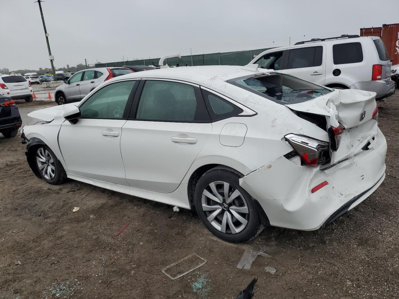 2023 Honda Civic VIN 2HGFE2F25PH542301 Copart auction photo, front end / rear end damage thumbnail 2