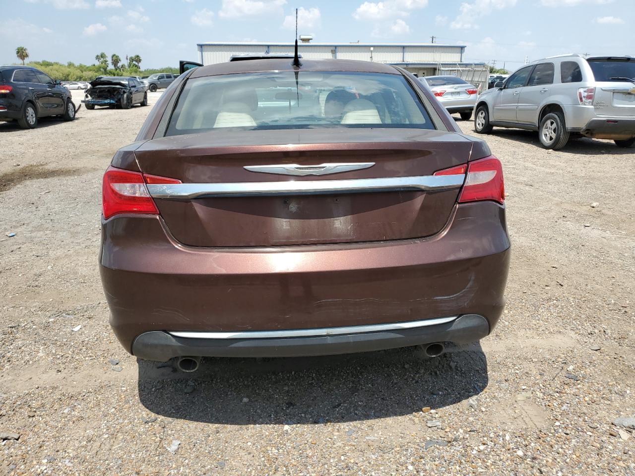 2013 Chrysler 200 VIN 1C3CCBAG9DN726738 Copart auction photo, front end / undercarriage damage thumbnail 6