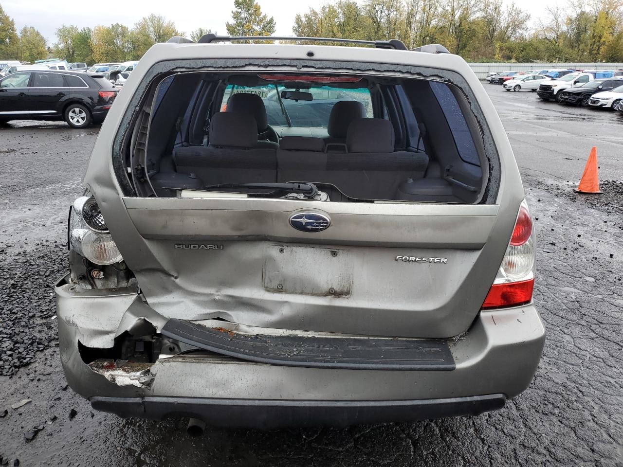 2006 Subaru Forester VIN JF1SG63666H752390 Copart auction photo, biohazard/chemical / rear end damage thumbnail 6