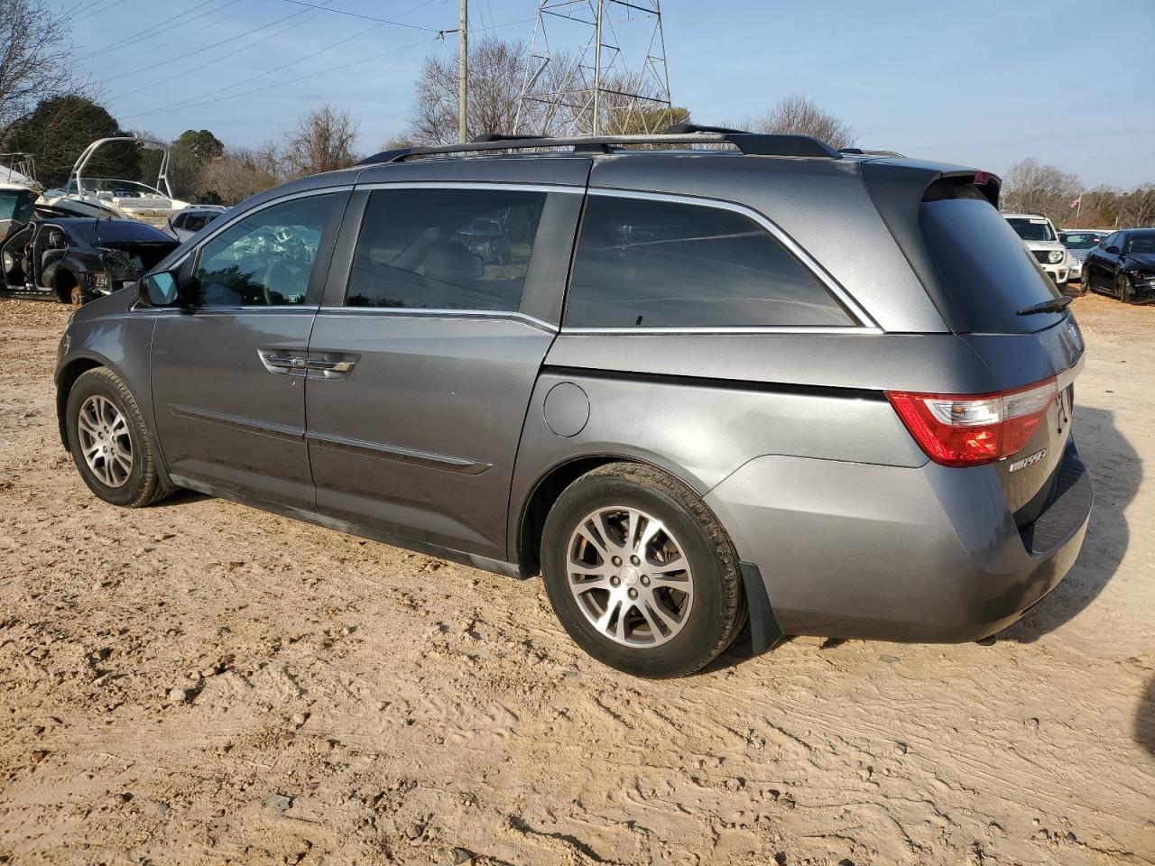 2011 Honda Odyssey VIN 5FNRL5H64BB015836 Copart auction photo, front end damage thumbnail 2