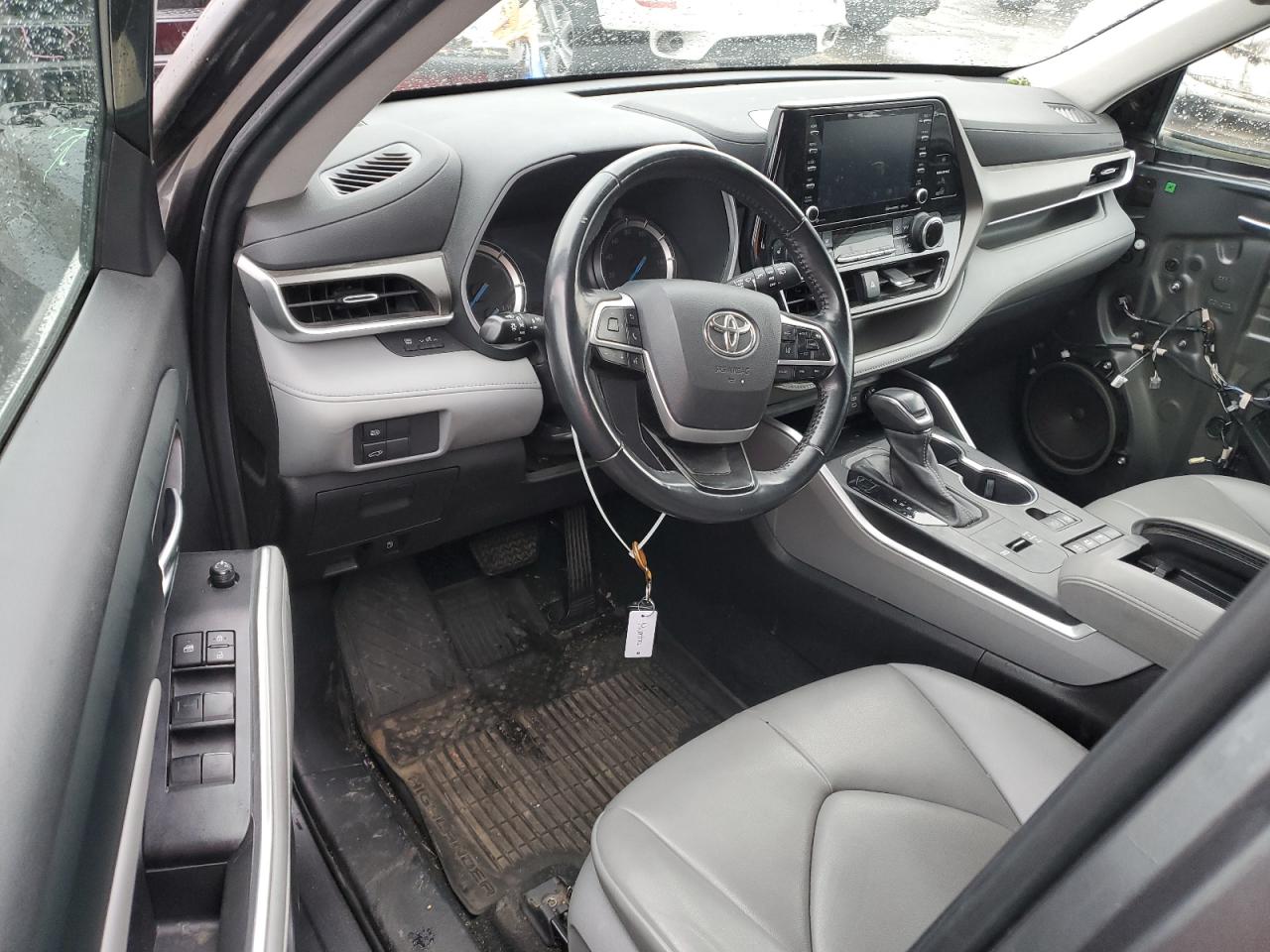 2022 Toyota Highlander VIN 5TDHBRCH0NS553352 Copart auction photo, front end / side damage thumbnail 8