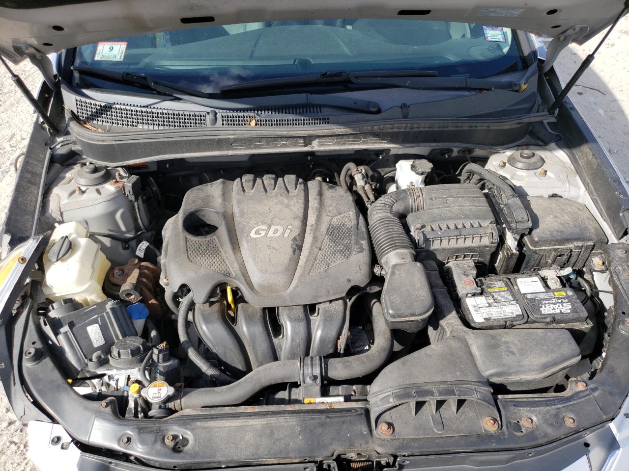 2014 Hyundai Sonata VIN 5NPEB4AC6EH859880 Copart auction photo, front end / side damage thumbnail 11