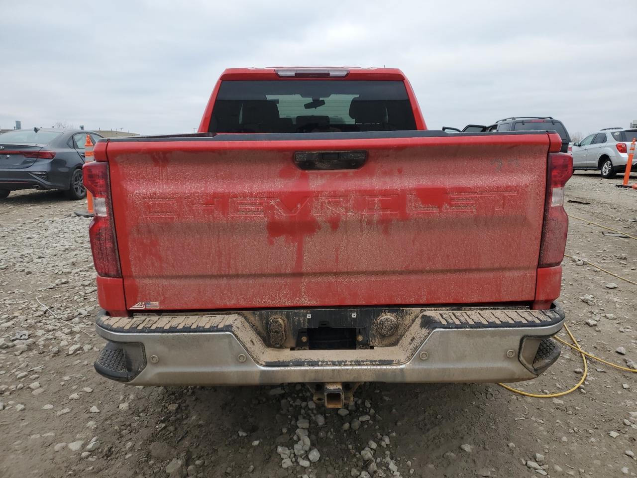 2020 Chevrolet Silverado VIN 1GCRYAEH6LZ230999 Copart auction photo, all over damage thumbnail 6