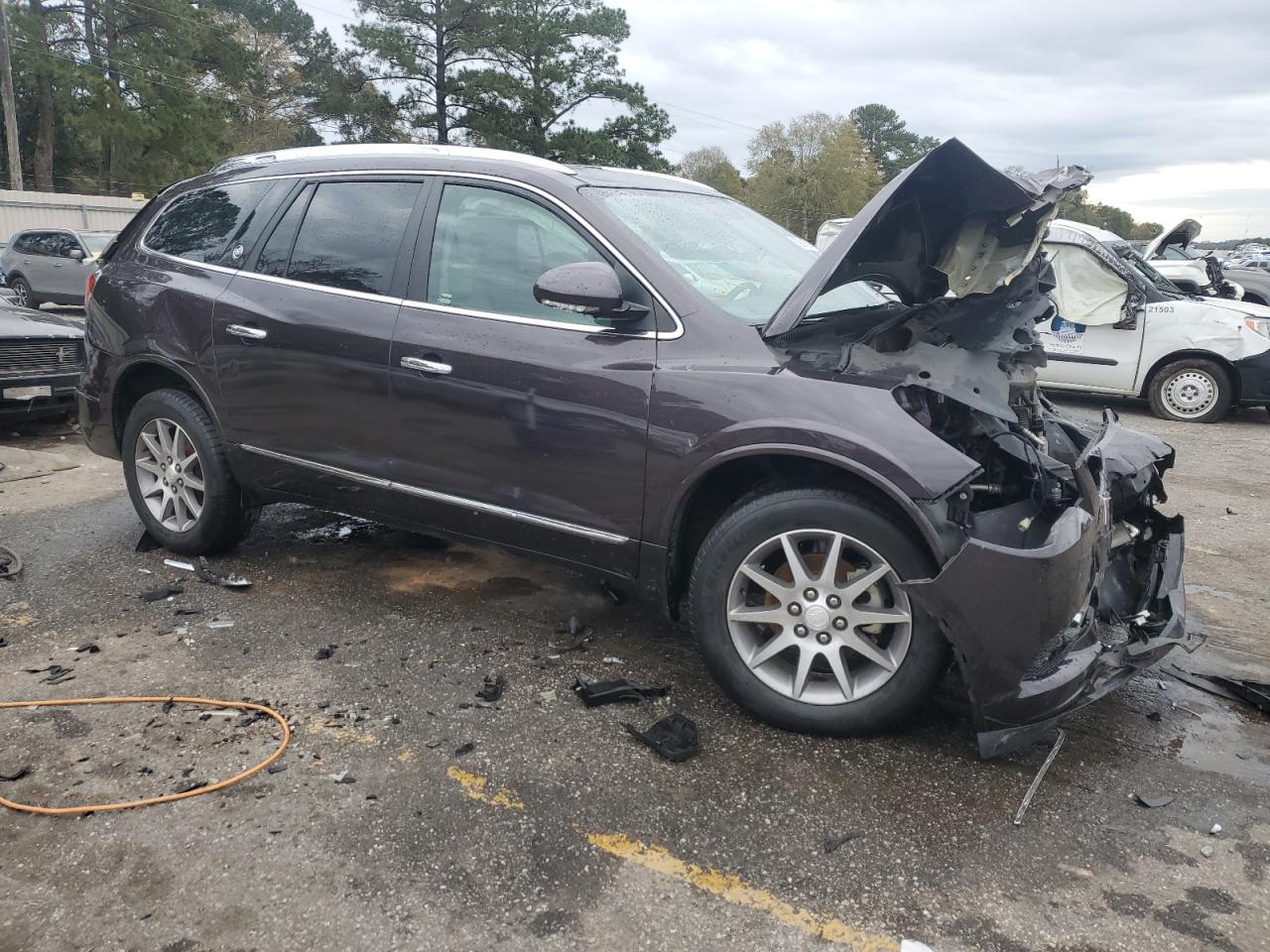 2016 Buick Enclave VIN 5GAKRBKD3GJ126773 Copart auction photo, front end / rear end damage thumbnail 4