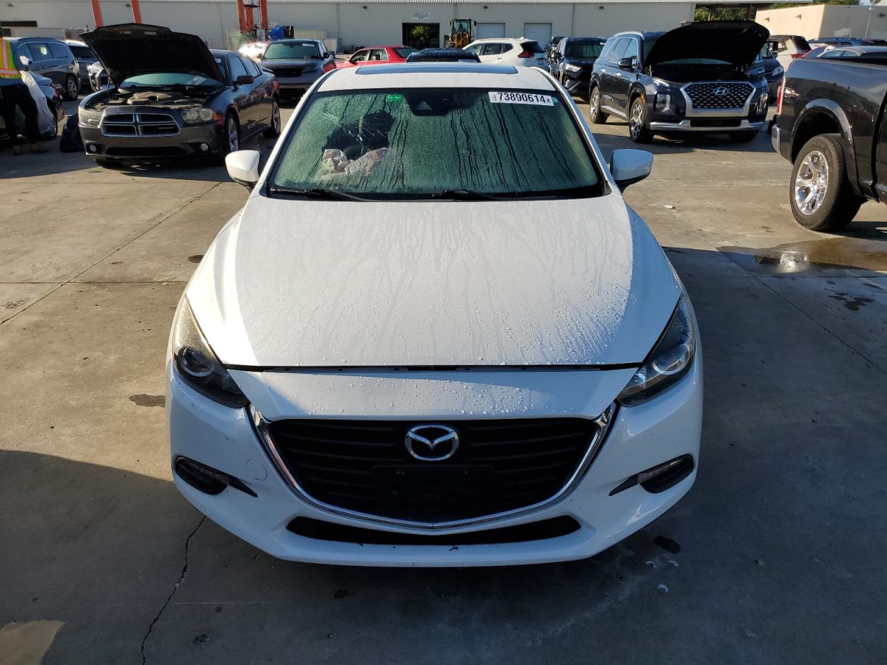 2017 Mazda 3 VIN JM1BN1L33H1143035 Copart auction photo, water/flood damage thumbnail 5