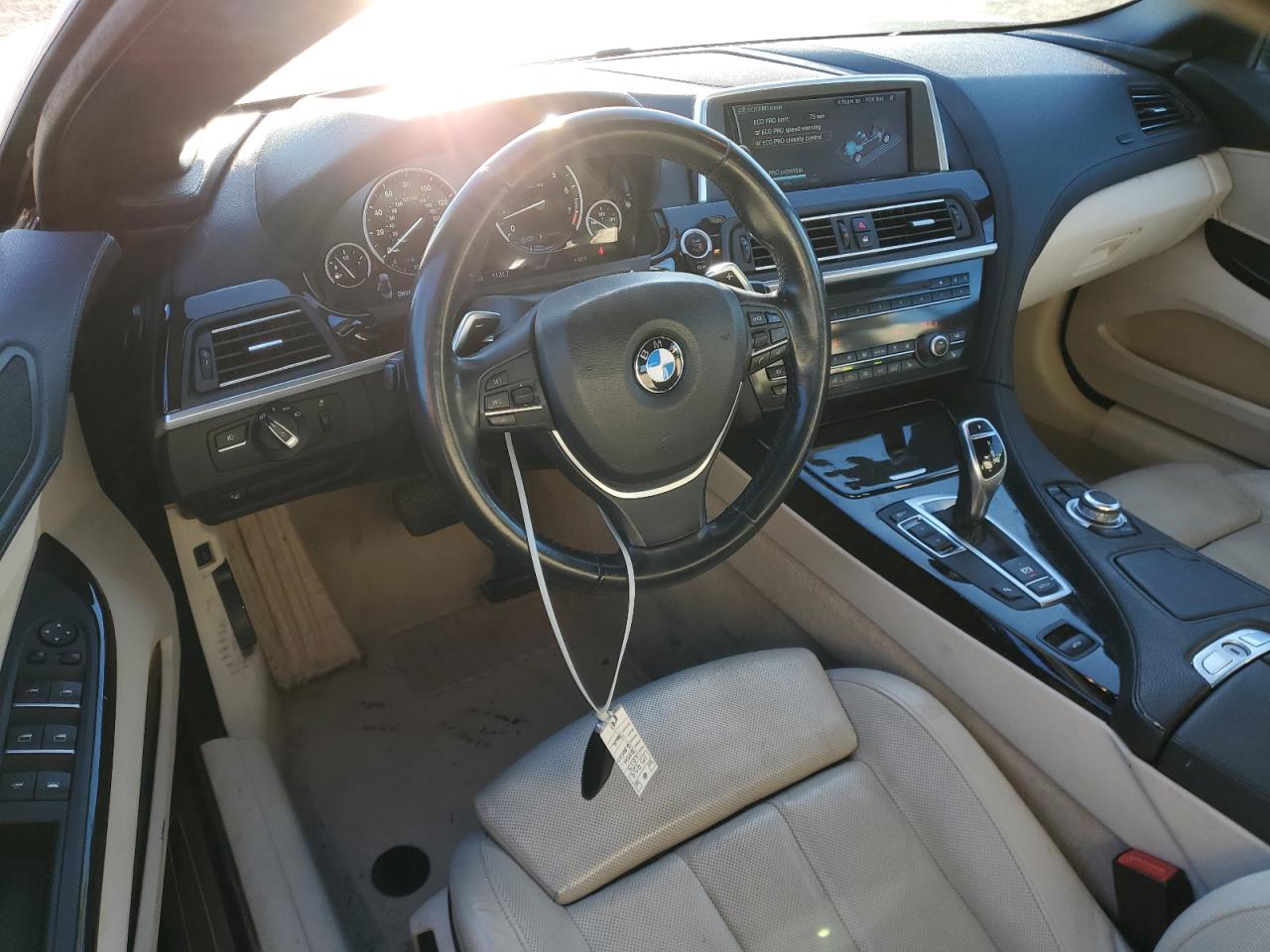 2013 BMW 6er VIN WBALW7C57DDX58327 Copart auction photo, front end damage thumbnail 8